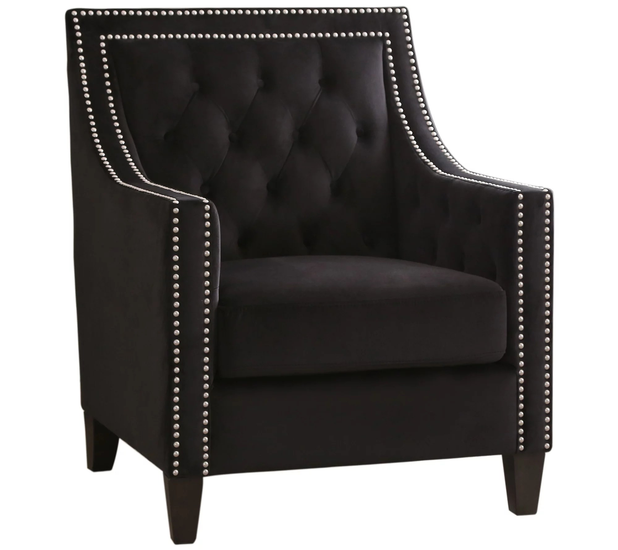 Valentina NailHead Tufted Accent Chair by Abbyson Living