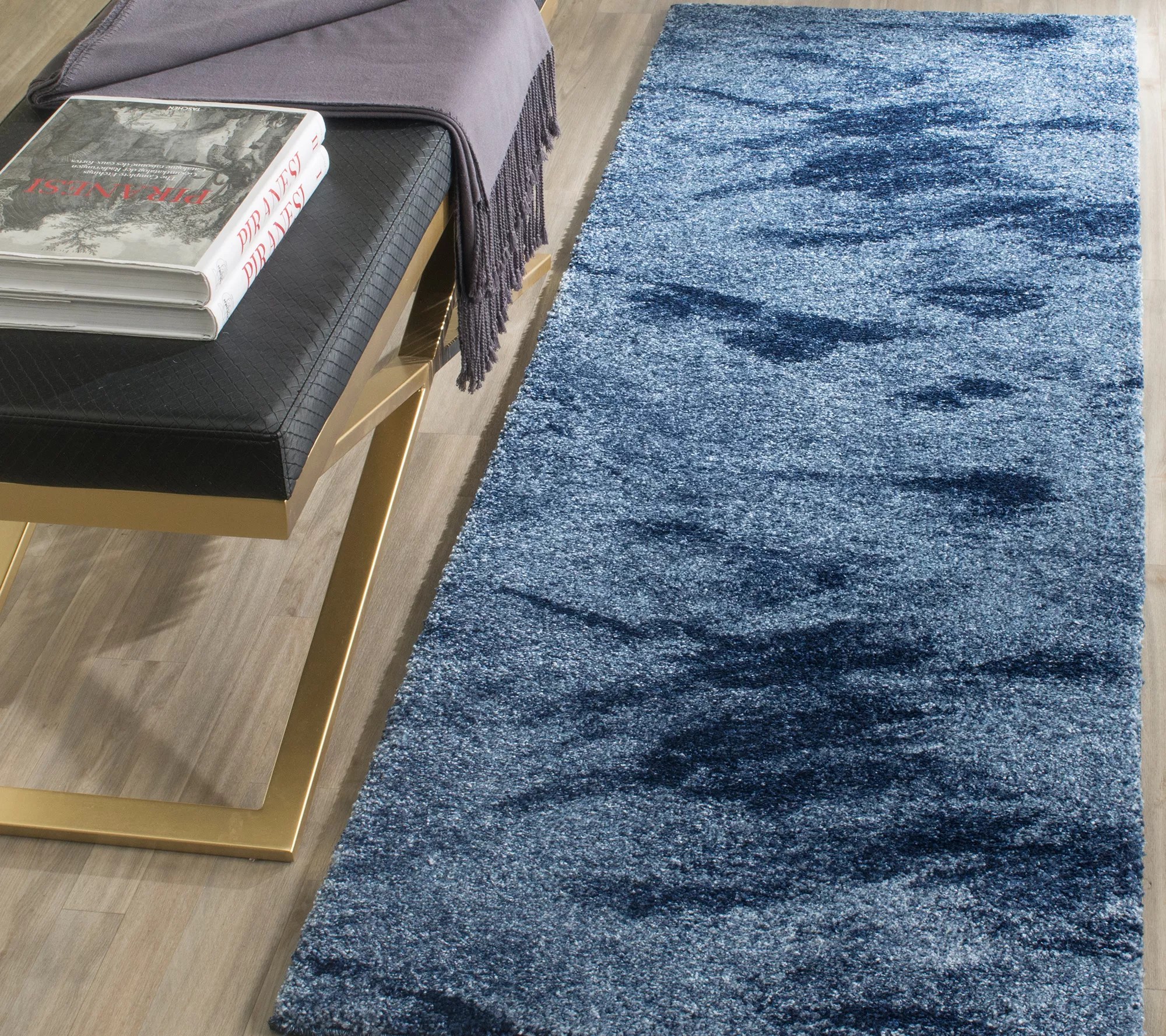 Safavieh Retro Shag 2'3" x 7' Runner Rug