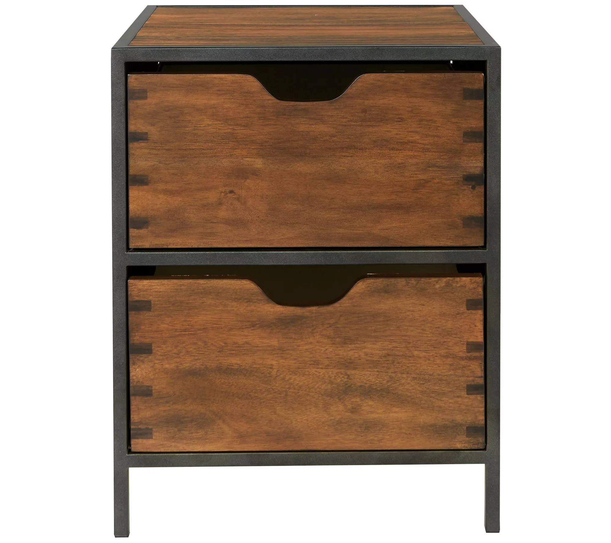 Clermont Storage with 2 Drawers in Walnut Finish ASM