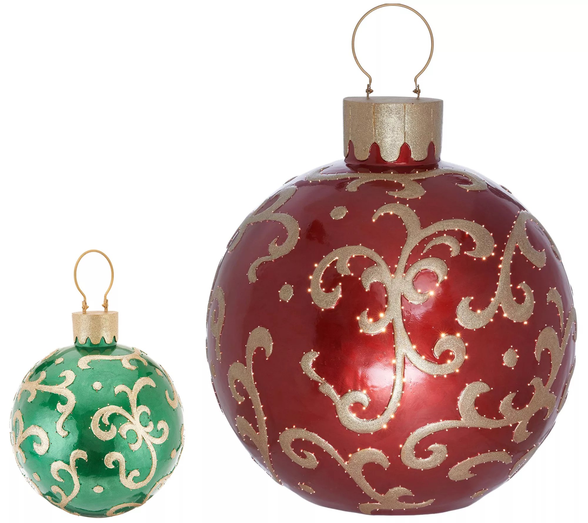 Kringle Express Indoor/Outdoor Illuminated Fiberoptic Ornament