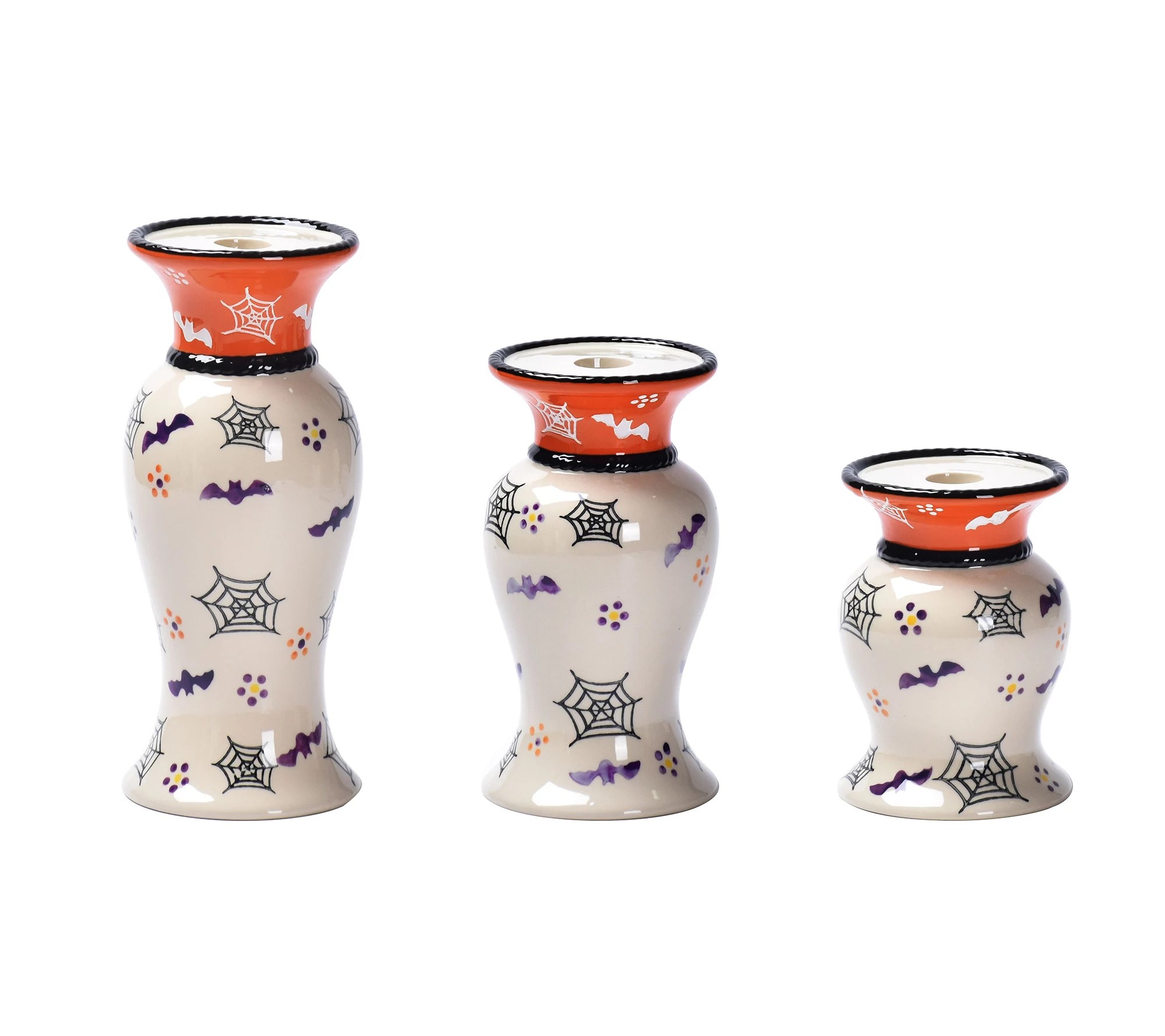 Temptations Set of 3 Reversible Candle Holders and Vases