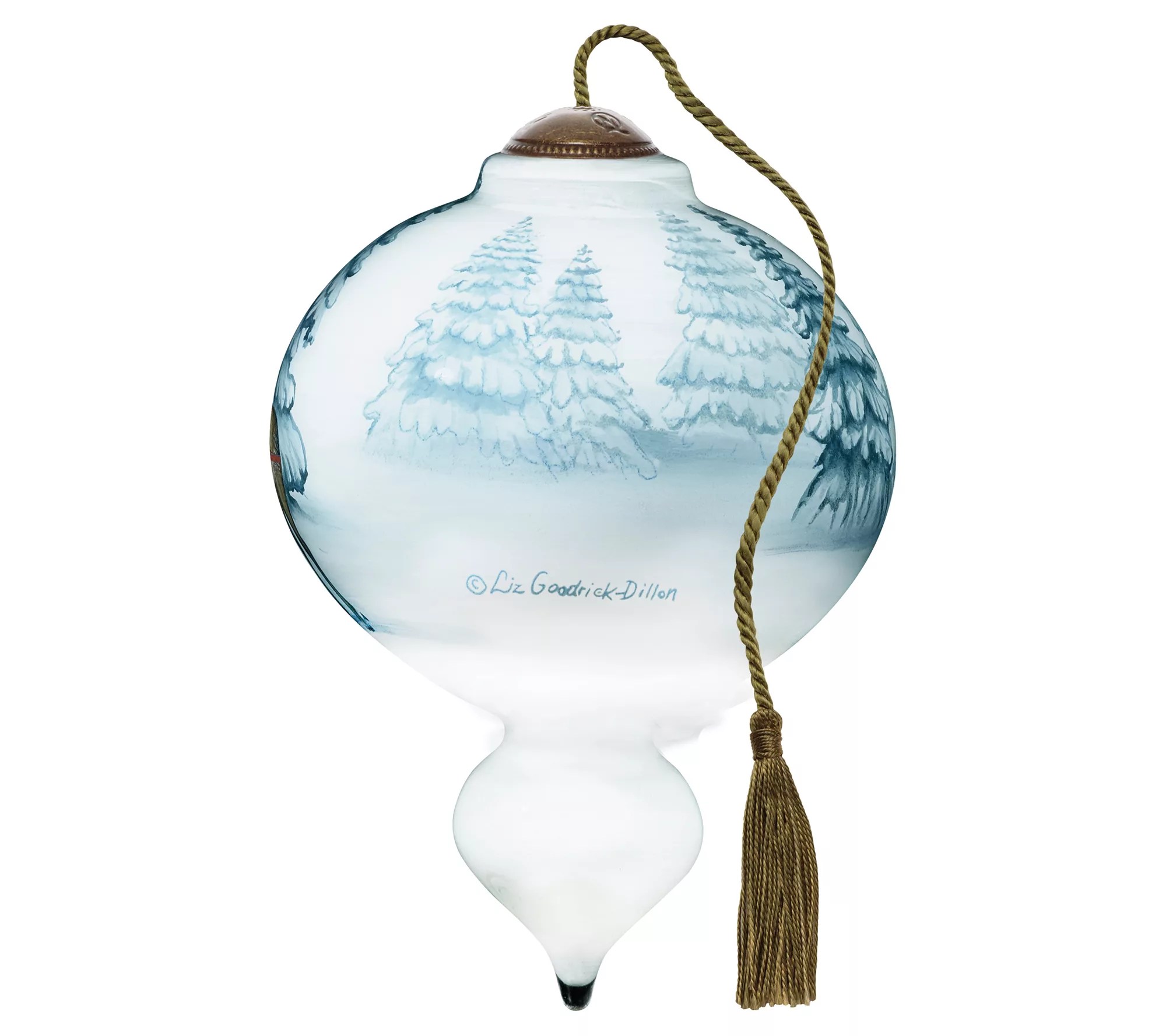 Santa's Reindeer Ornament by Ne'Qwa