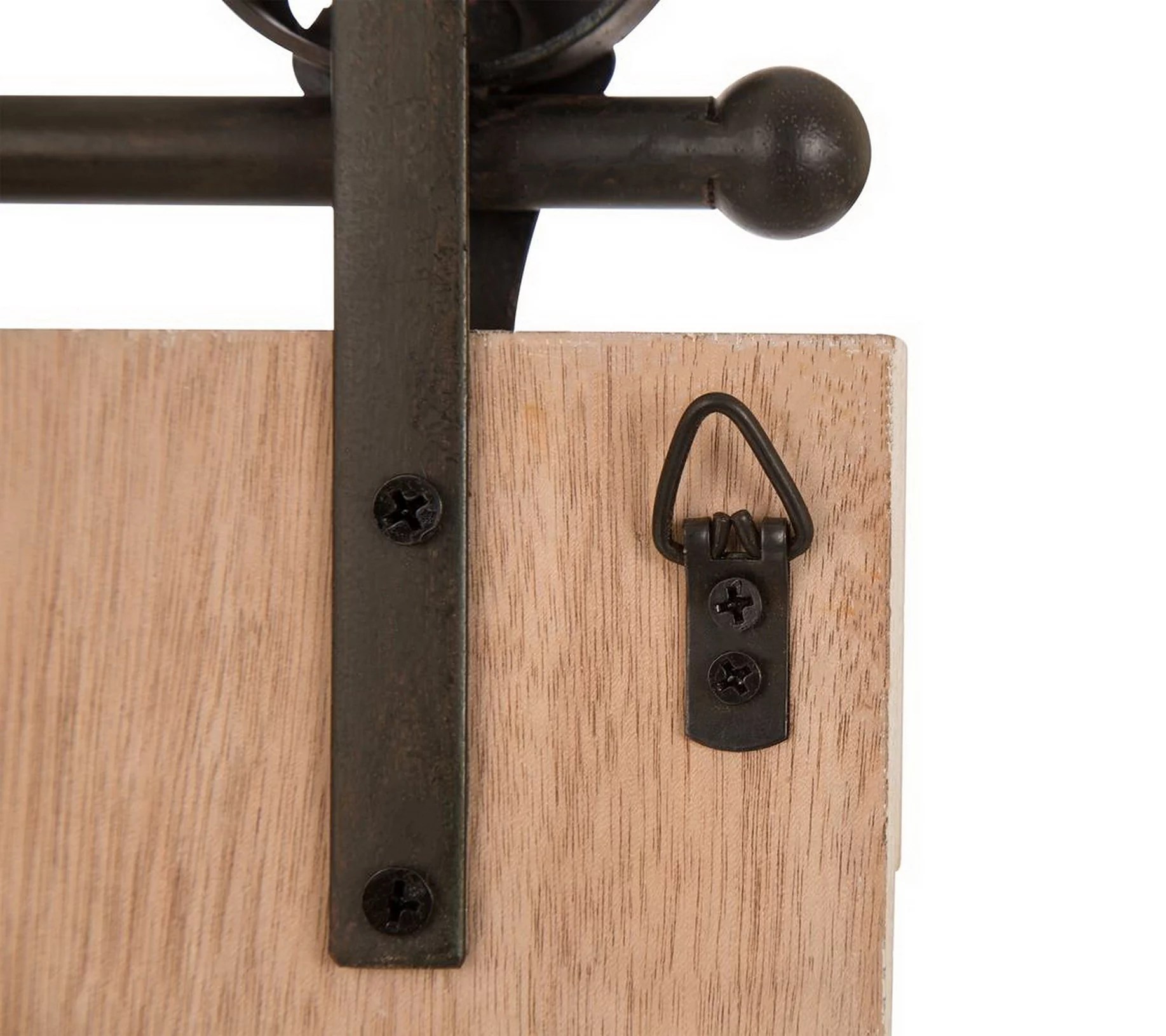 Glitzhome Farmhouse Faux Barn Door Wall Decor