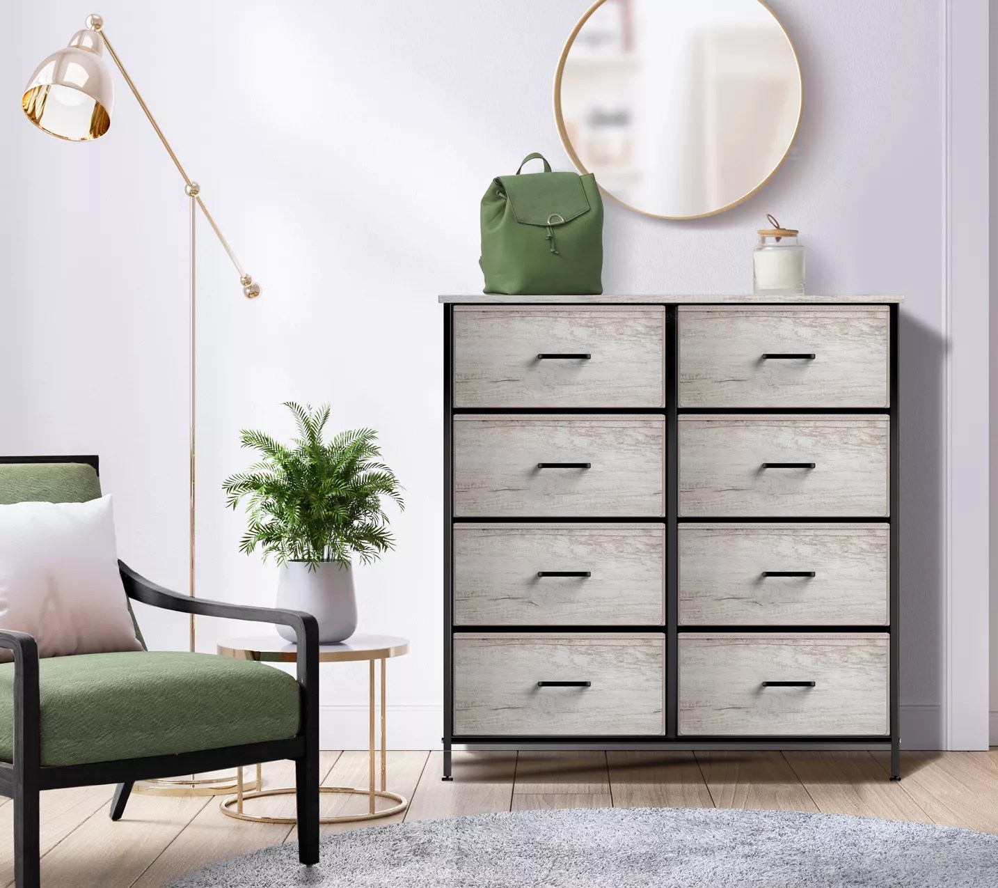 Sorbus 8Drawer Fabric Dresser for Bedroom and More