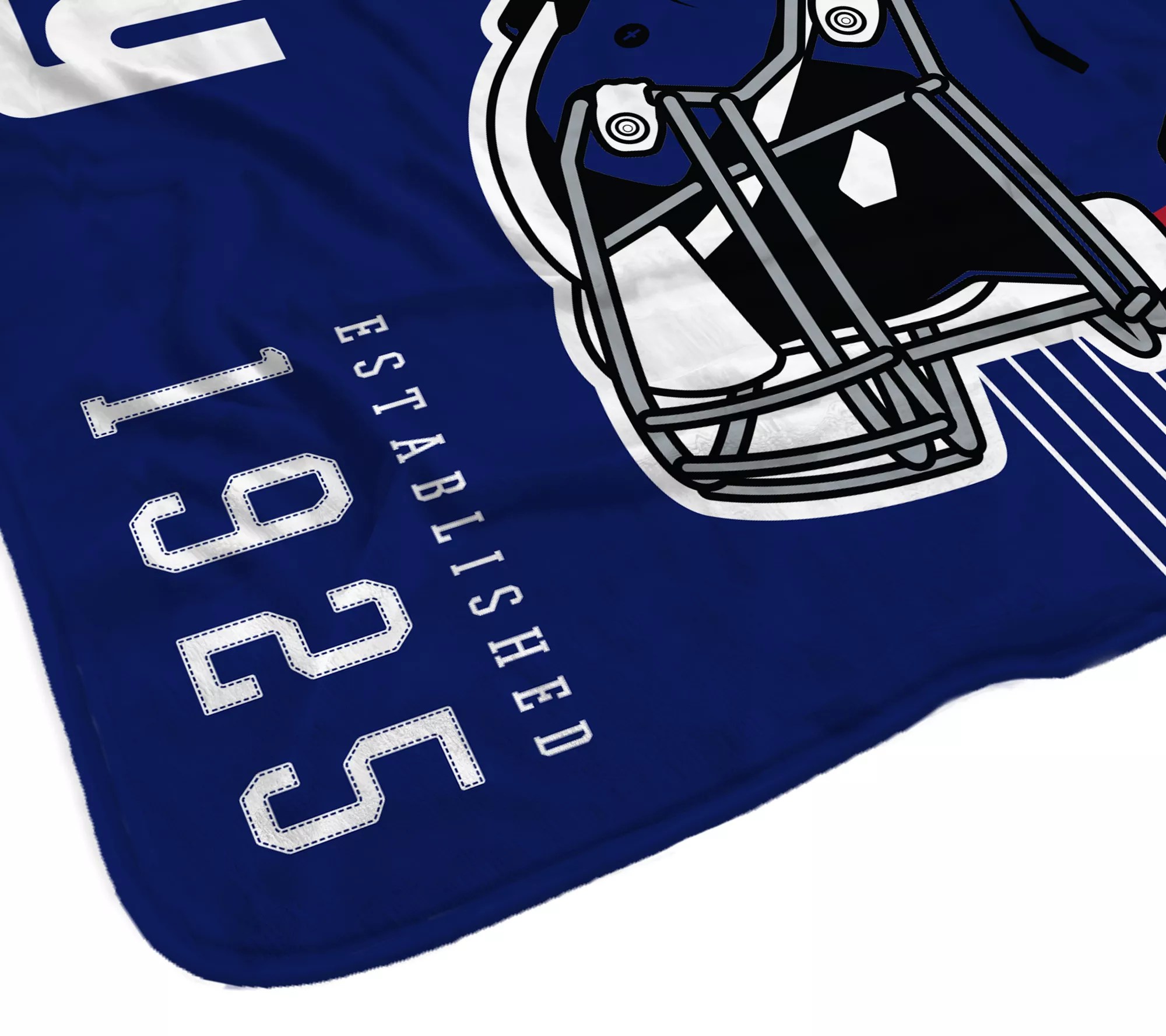 NFL 60"x80" Helmet Stripes Throw by Pegasus Sports