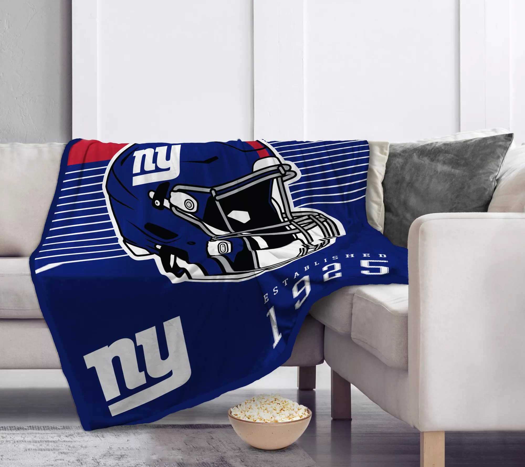 NFL 60"x80" Helmet Stripes Throw by Pegasus Sports