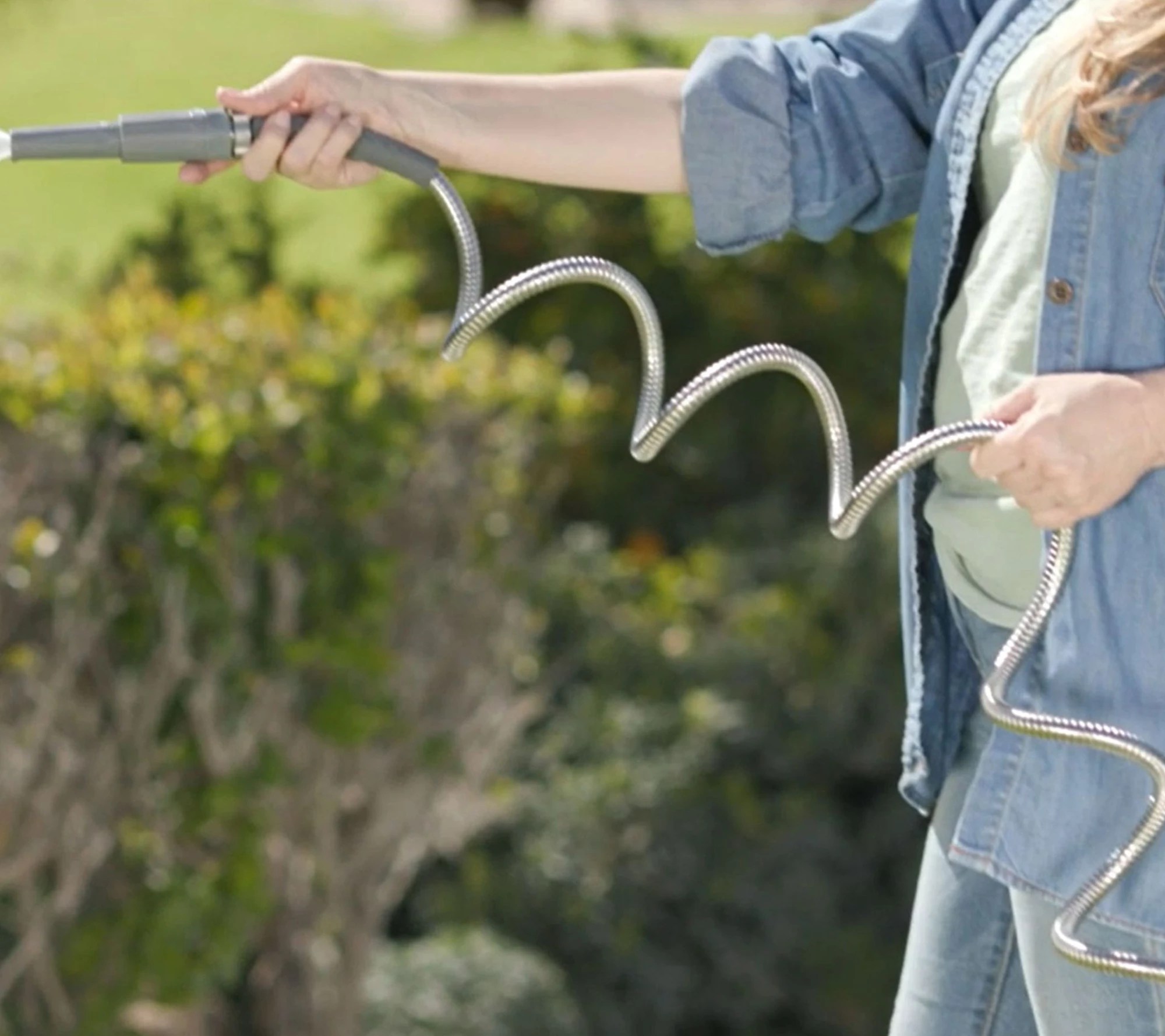 Bernini 40' Coil Metal Garden Hose