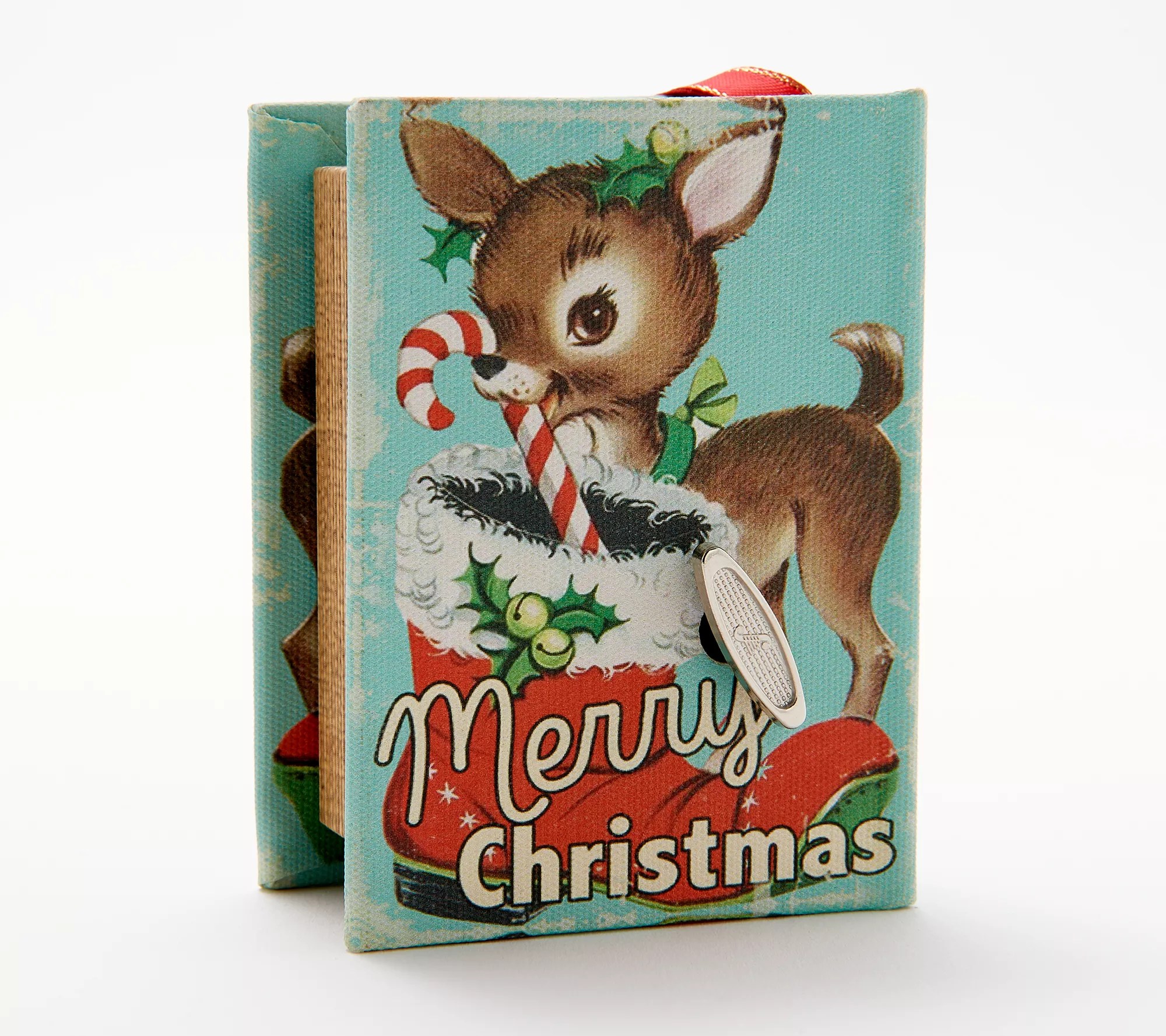 Mr. Christmas Set of 4 Musical Nostalgic Book Ornaments