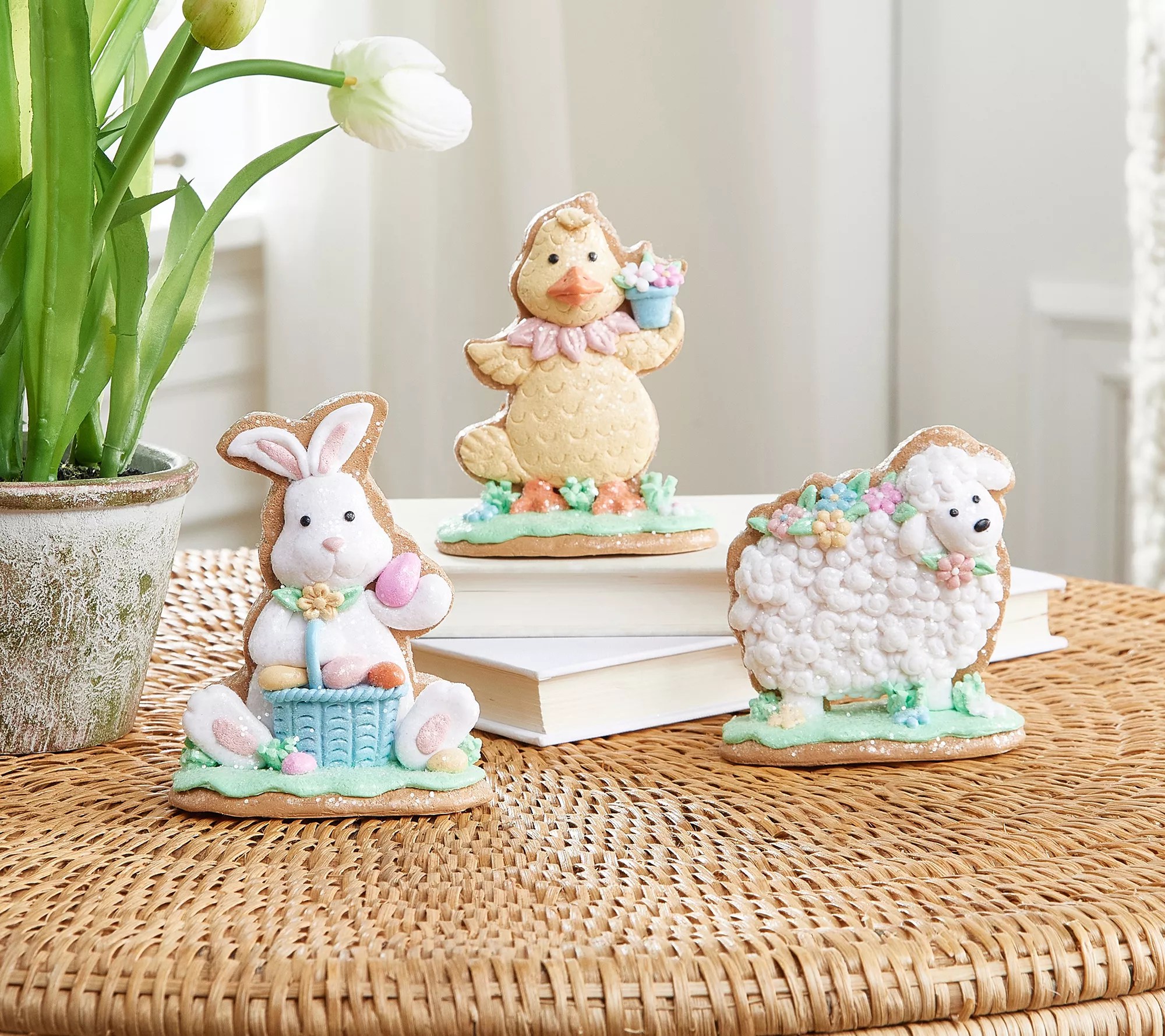 Set of 3 Easter Cookie Figures by Valerie