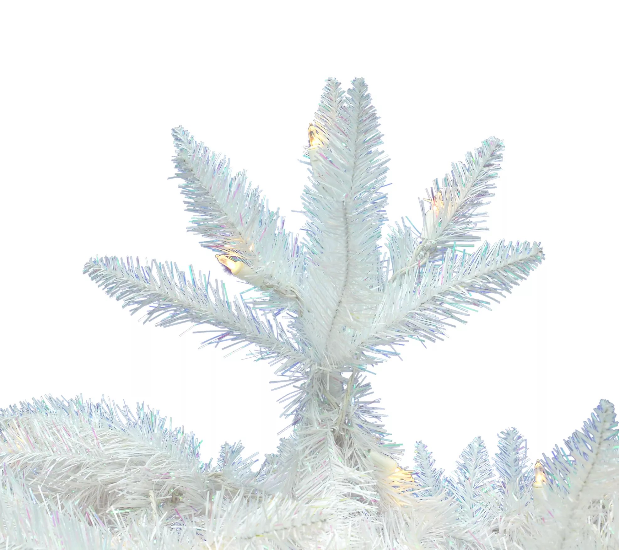 6' Sparkle White Pencil Tree by Vickerman