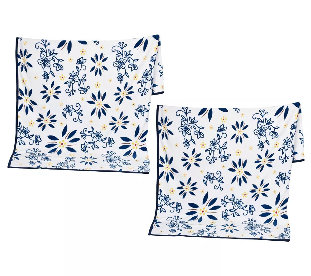 Temptations S/2 70" x 55" Microfiber Blankets