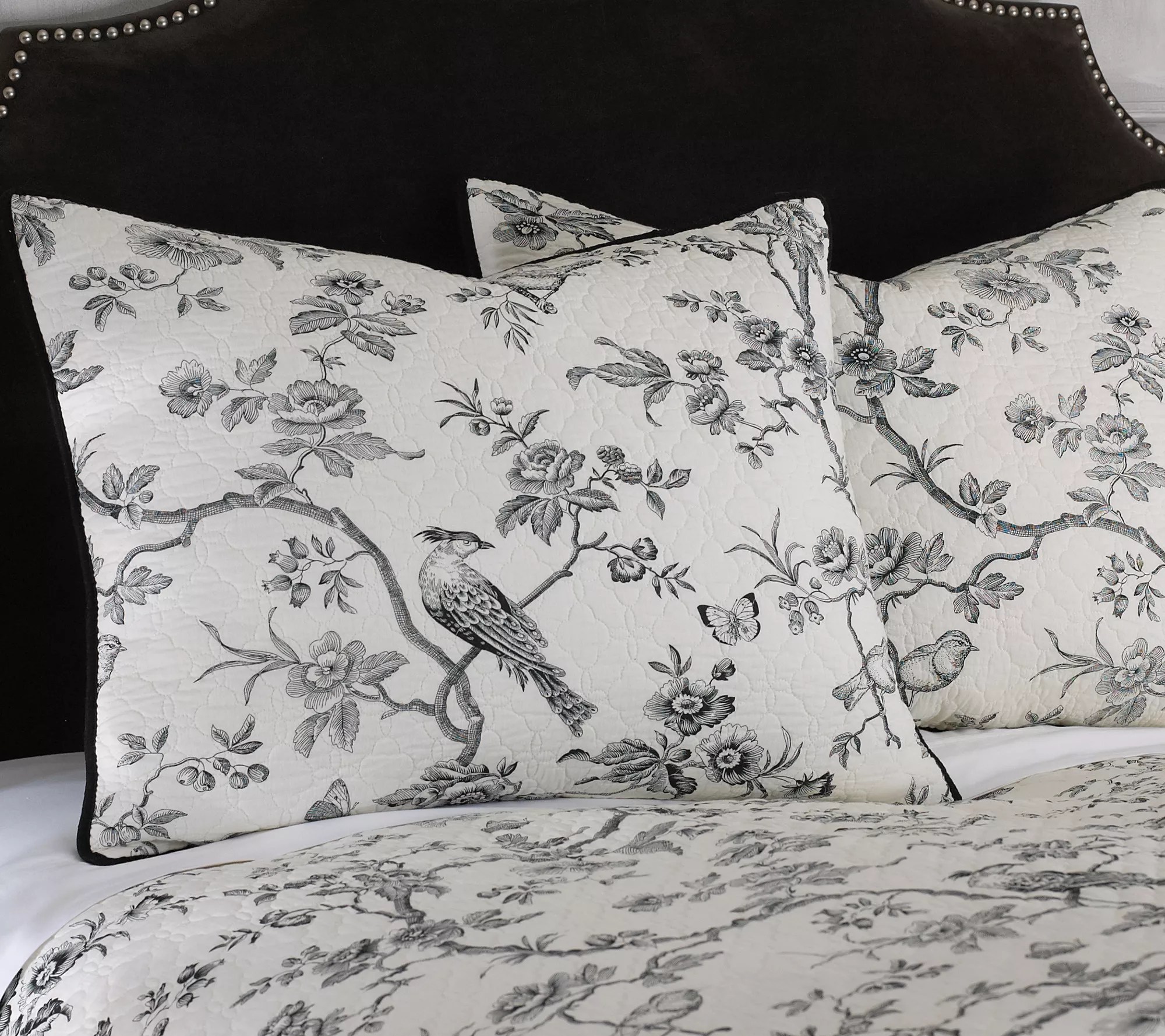 Levtex Home Toile Floral 2Piece Twin/Twin XL Quilt Set