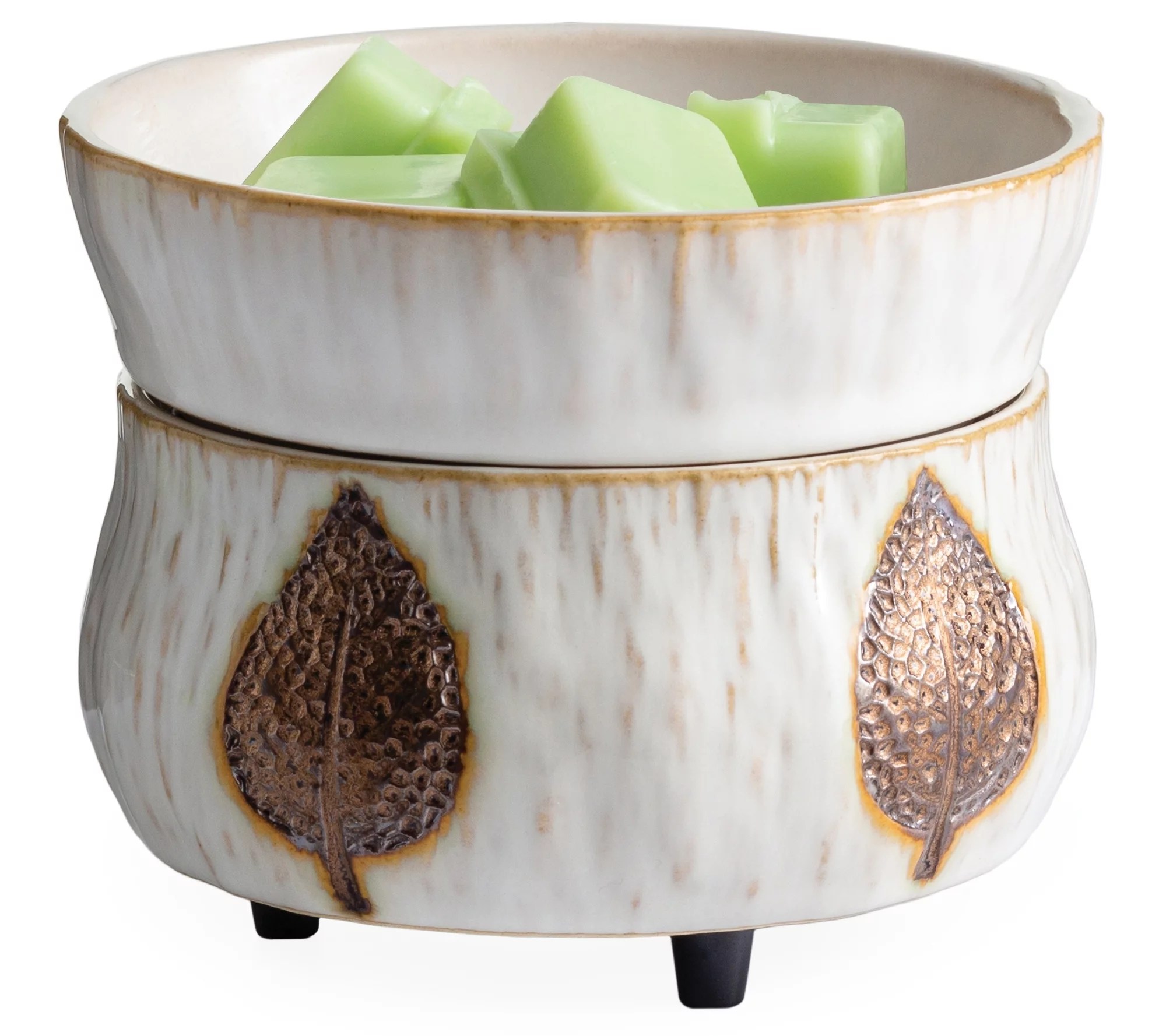 Candle Warmers Fragrance Warmer Bronze Leaf
