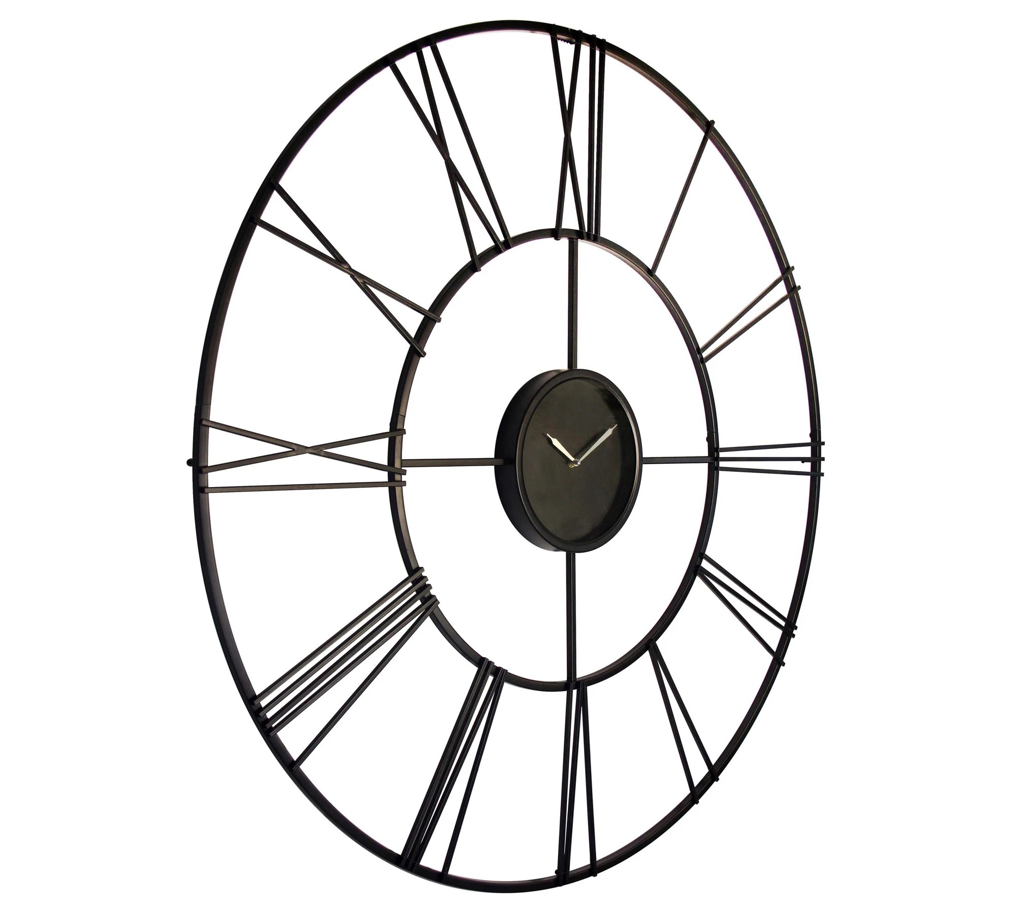 Infinity Instruments 45" Round Wall Clock withModern Design