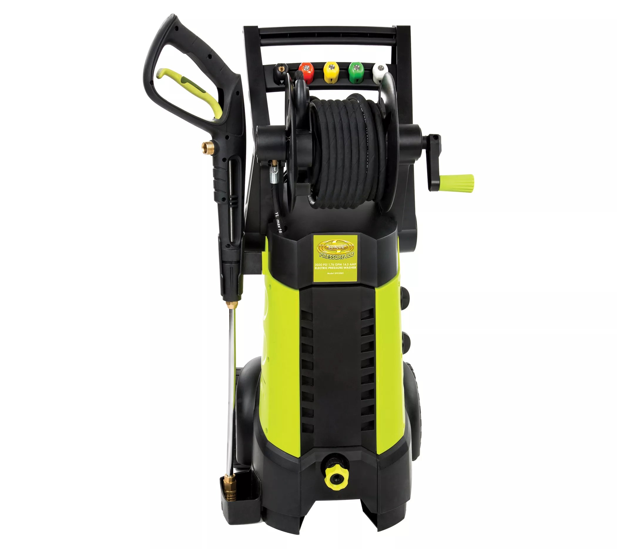 Sun Joe 2030 PSI 14.5Amp Electric Pressure Washer + Hose Reel