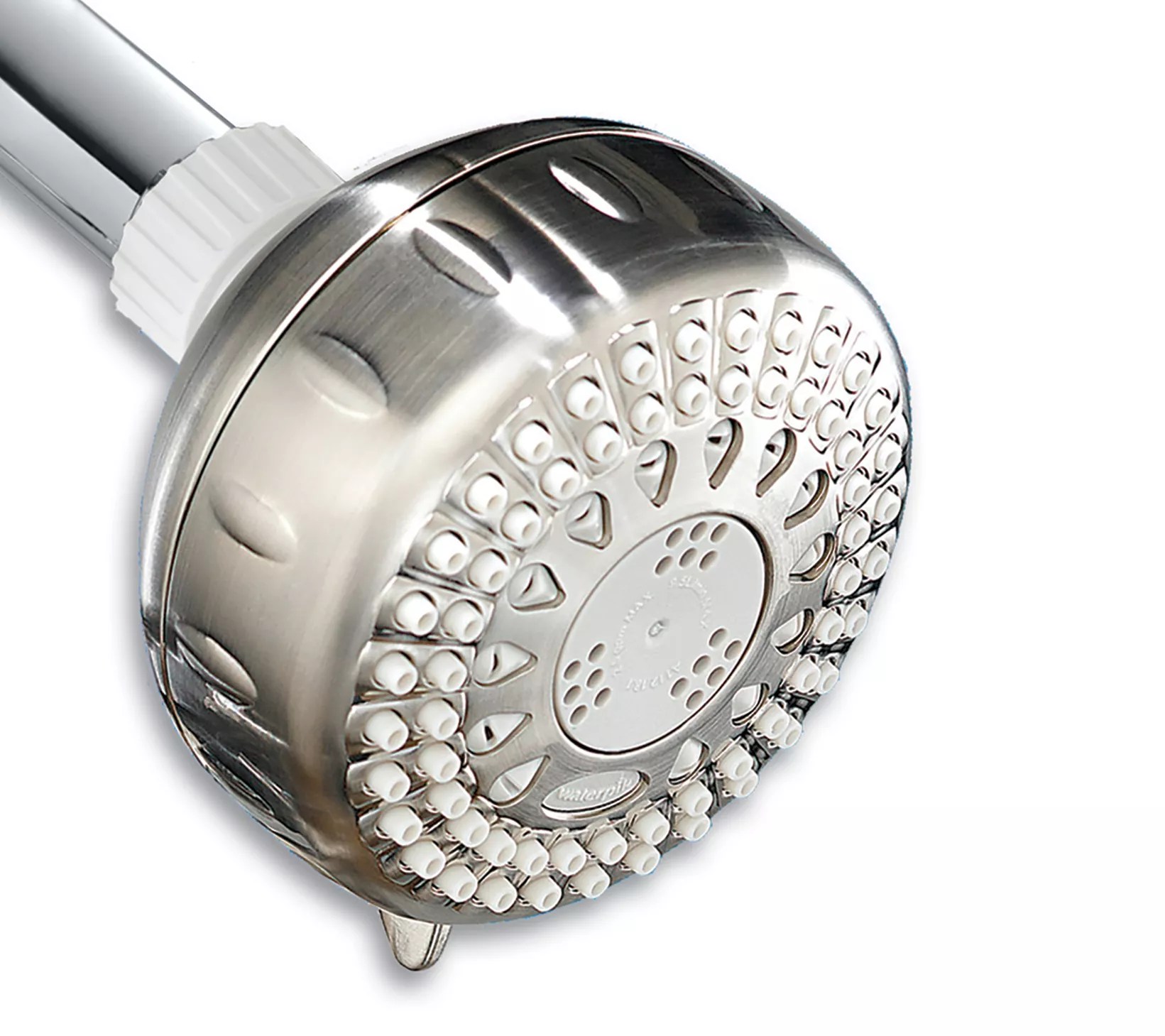 Waterpik Fixed Mount 5Mode Showerhead, Brushed Nickle