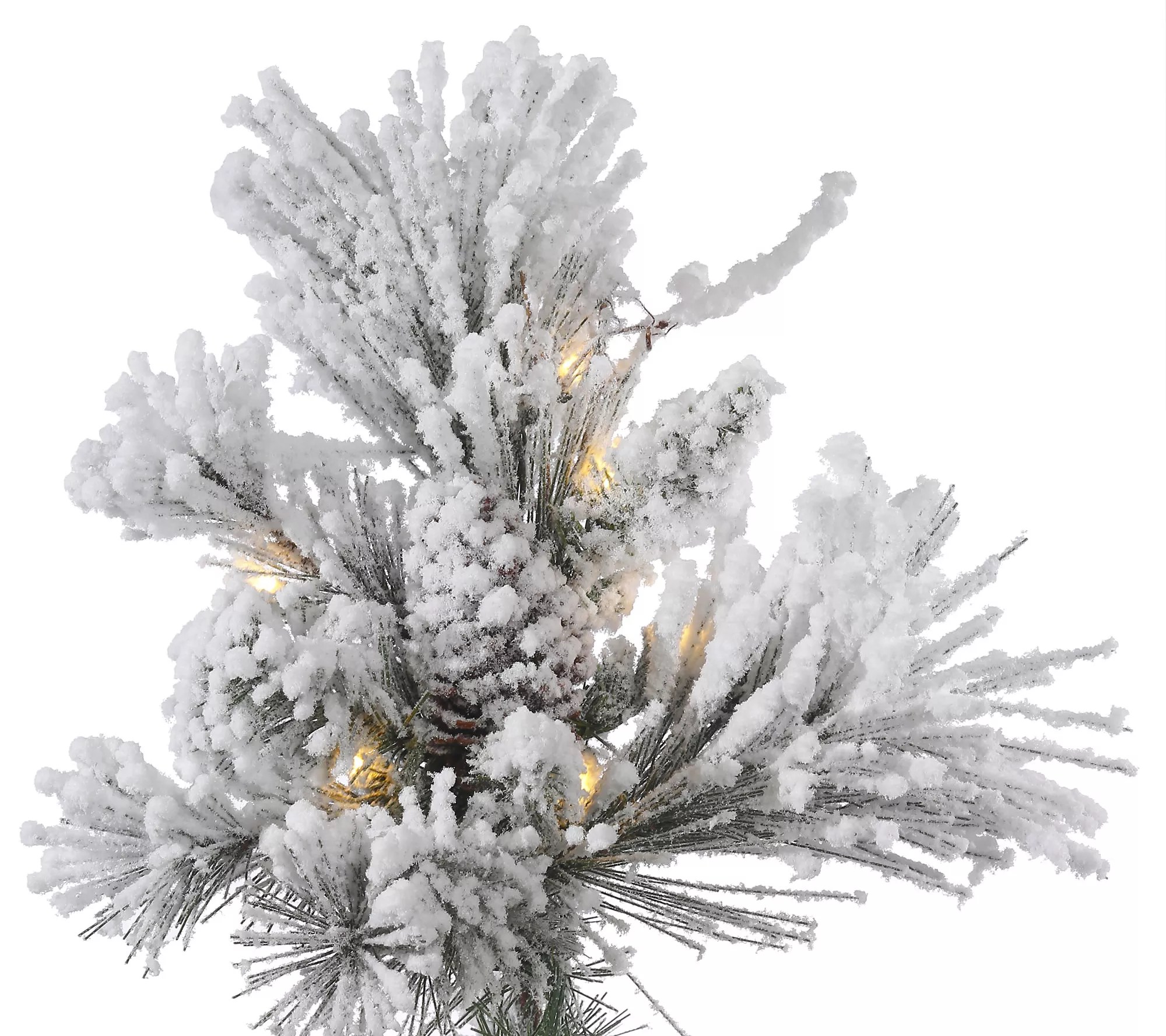 4.5' x 46" Flocked Alberta Tree by Vickerman