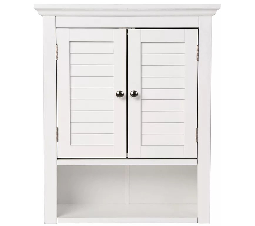 Glitzhome Modern Wooden Wall Mounted Storage W/Shelves