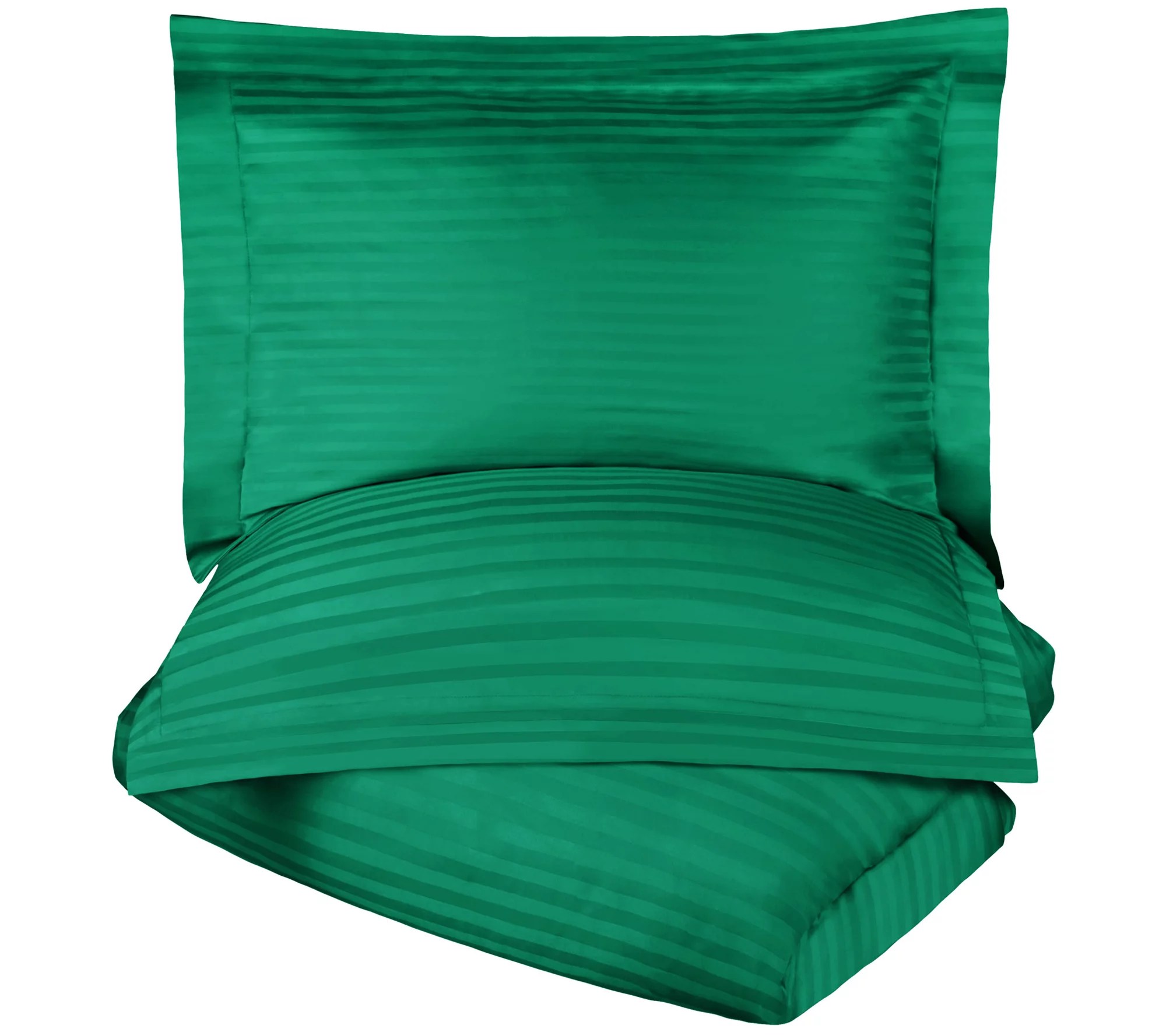 Superior 400TC Egyptian Cotton Striped Duvet Cover Set, Twin