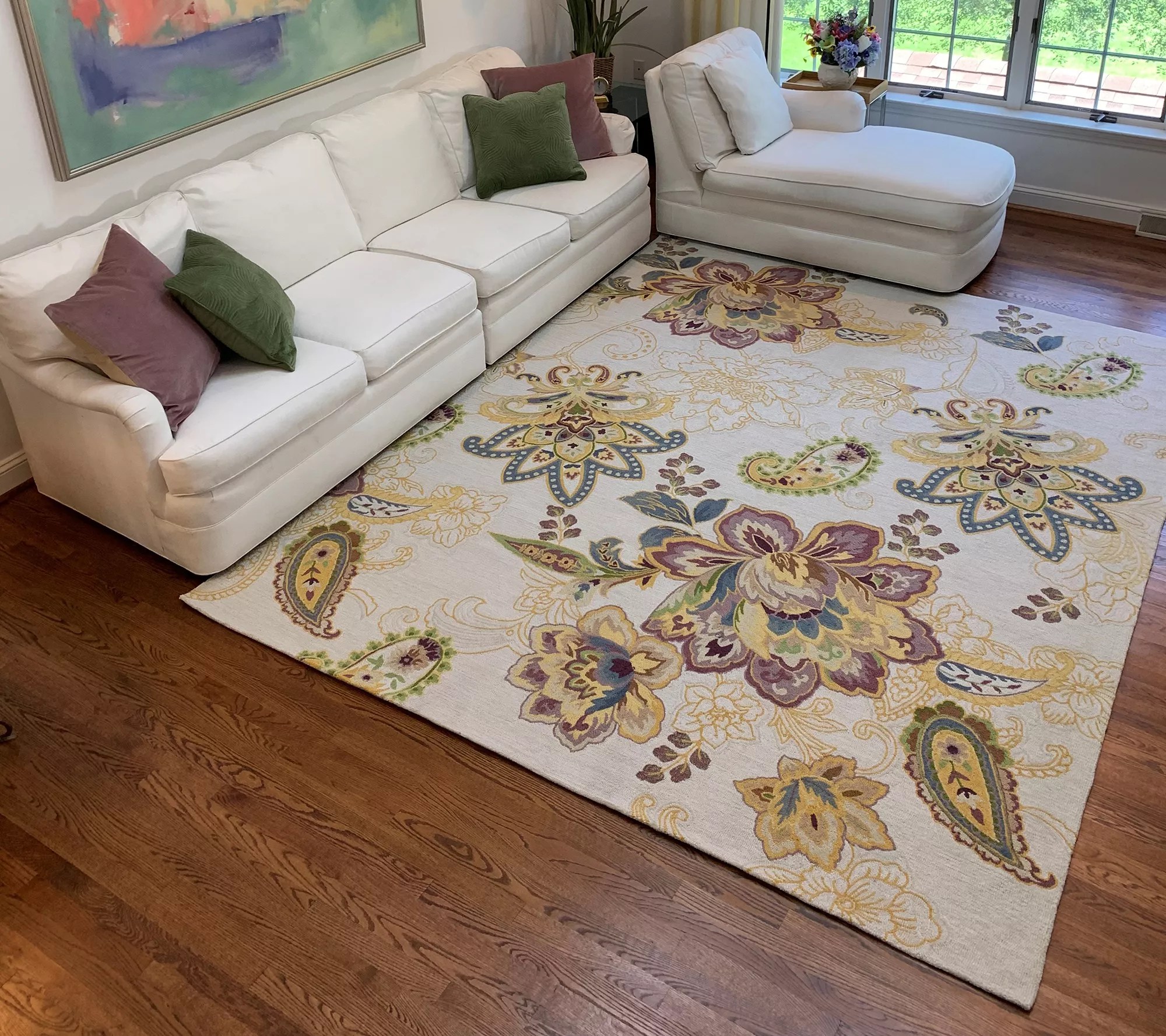 "As Is" Home by SHR Floral Paisley 5' x 7' Area Rug
