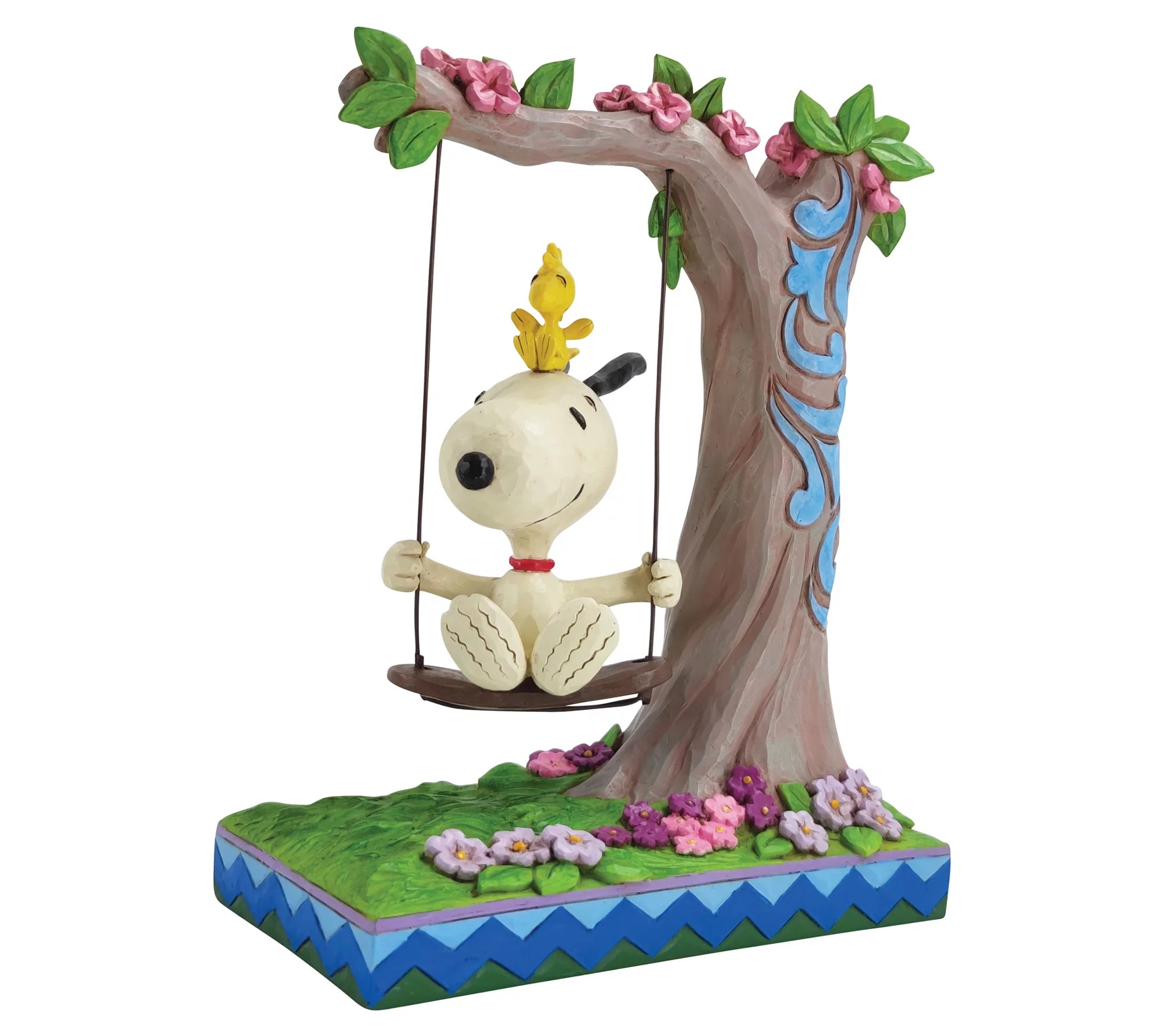 Peanuts by Jim Shore Snoopy & Woodstock on Swing