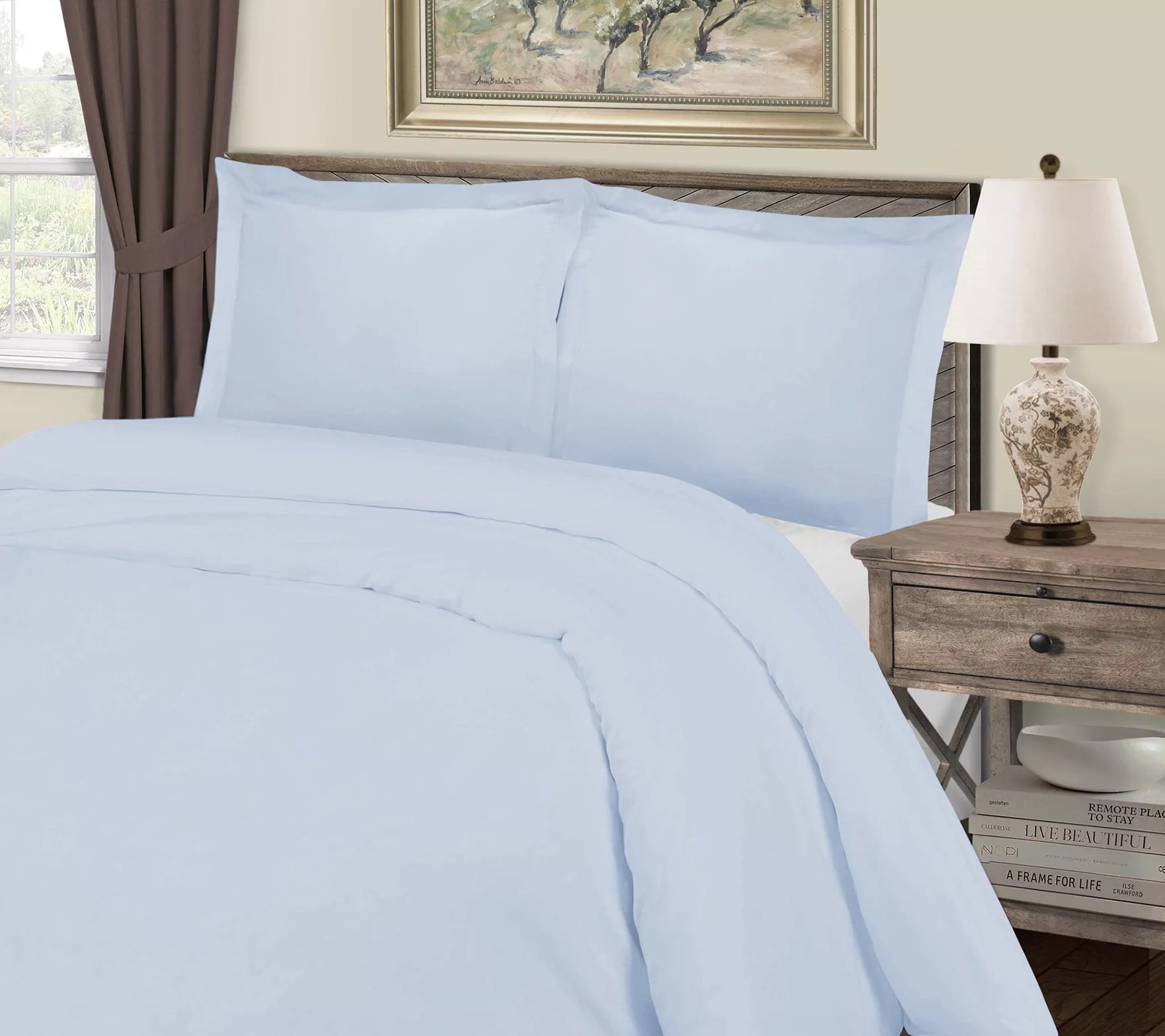 Superior 1000Thread Count Duvet Cover Set, Full/Queen