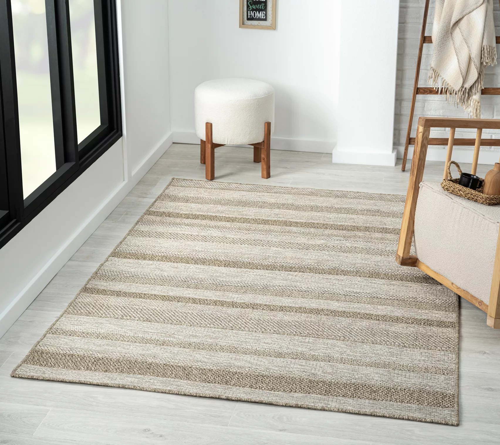 Ox Bay Colleen Striped Indoor/Outdoor Area Rug, 7'10" x 9'6"