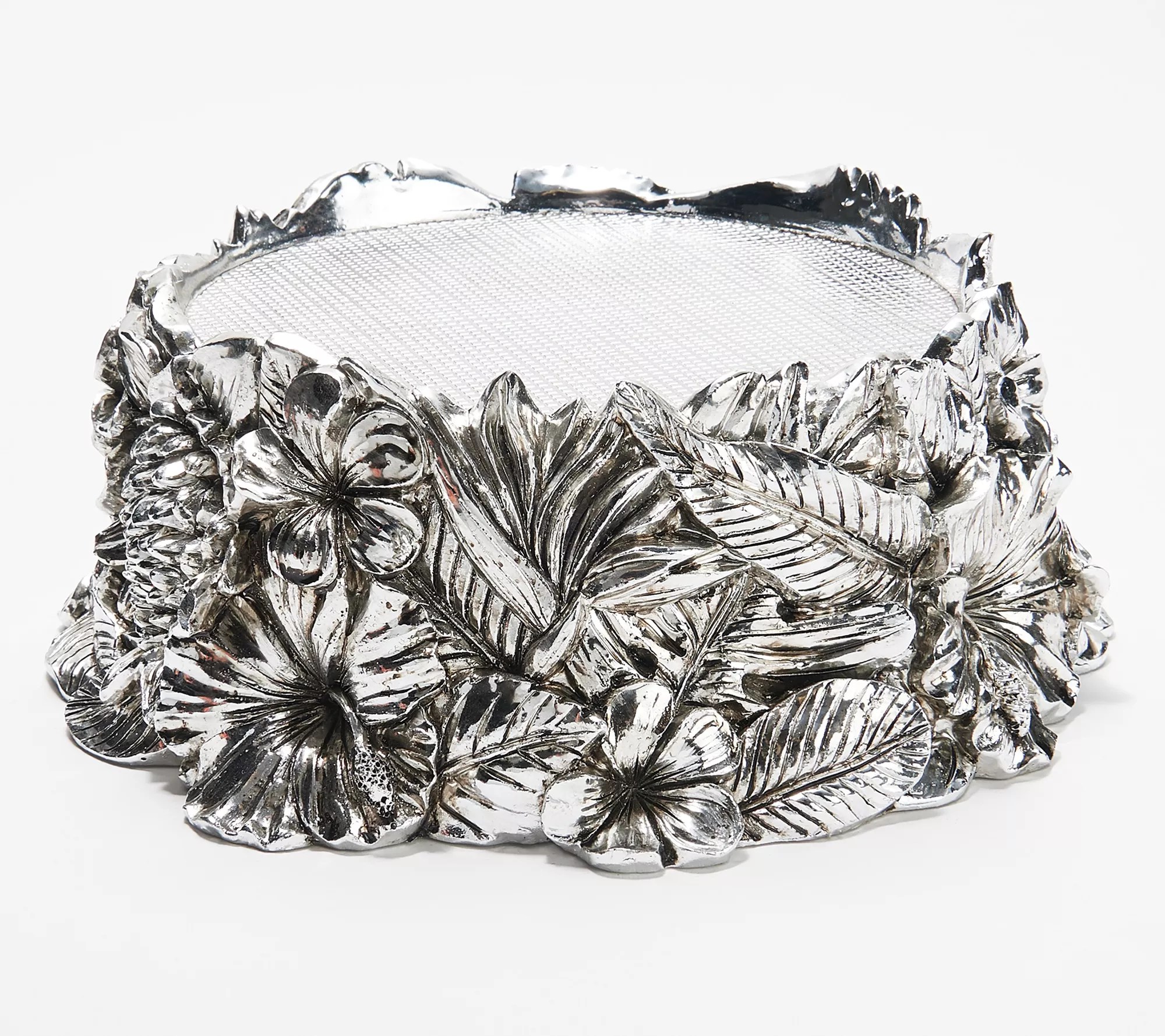 HomeWorx by Harry Slatkin Tropical Flower Pedestal & 18oz Candle