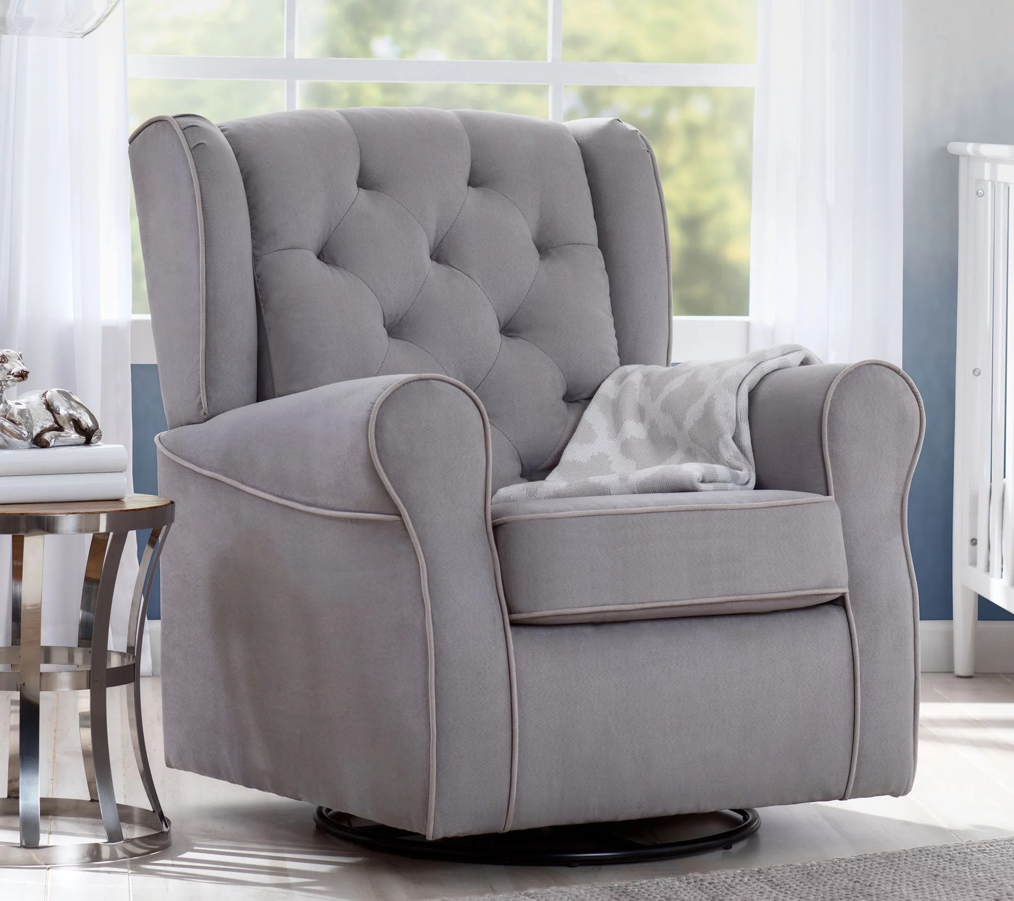 Delta Children Emerson Nursery Glider Swivel Rocker Chair