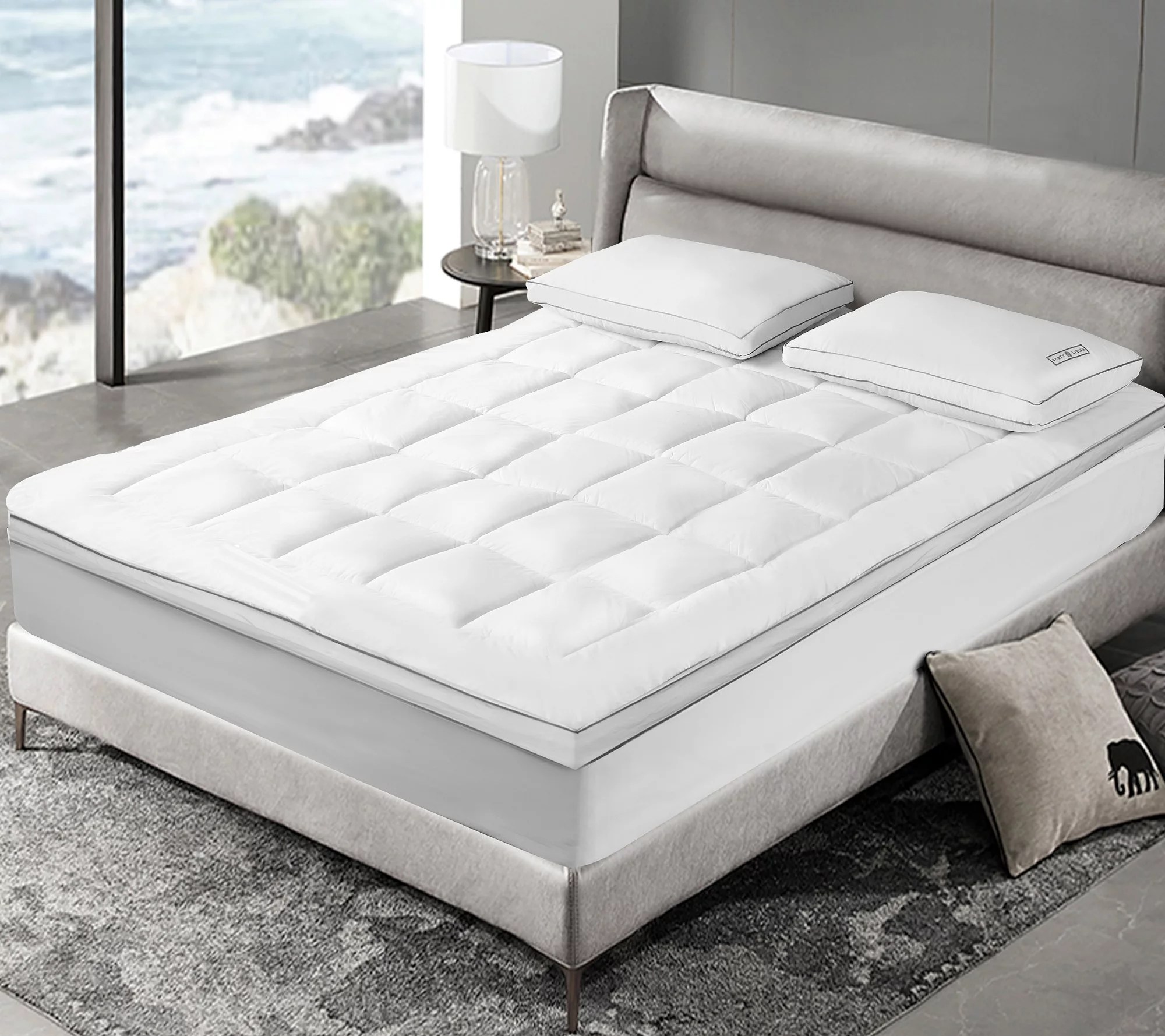 Scott Living 3" Down Fiber Top Featherbed Cal King