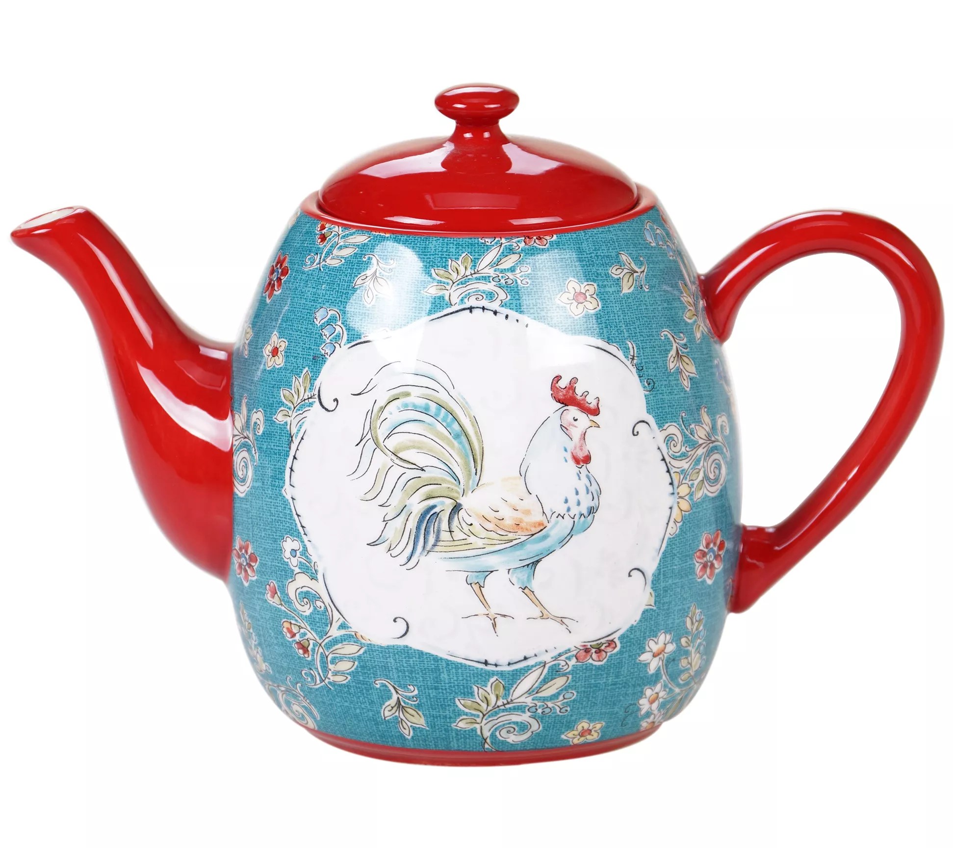 Certified International Morning Bloom Teapot