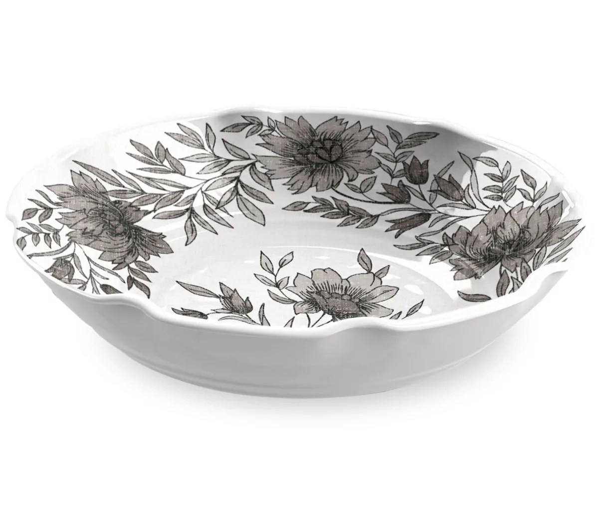 TarHong Melamine Farmhouse Botanical Set of 6 Pasta Bowls