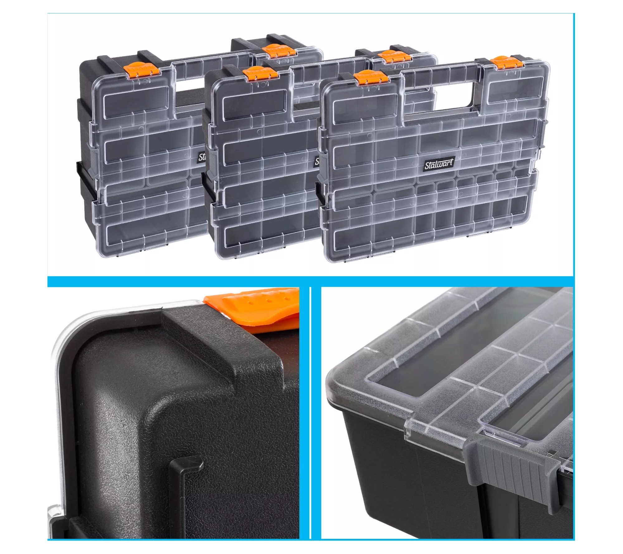 Stalwart 3in1 Parts Organizer 52