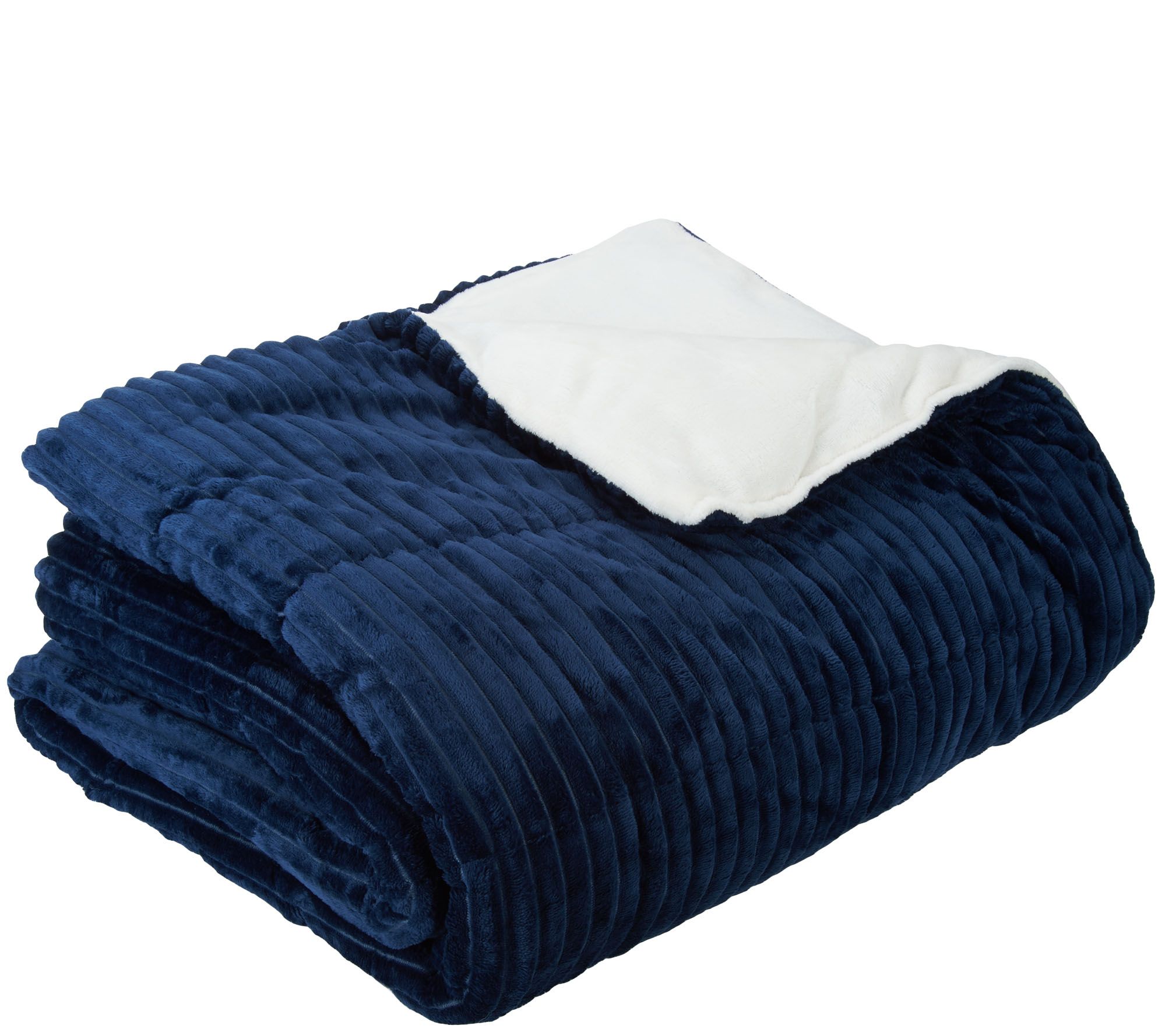 Berkshire Blanket Full Dobby Velvet Soft Poly Filled Blanket
