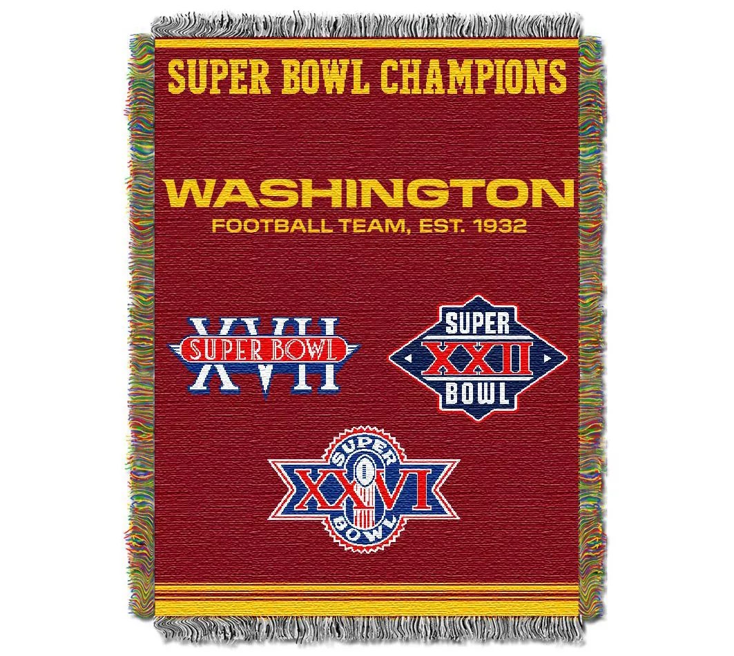 NFL Commemorative Series Woven Tapestry Throw B lanket