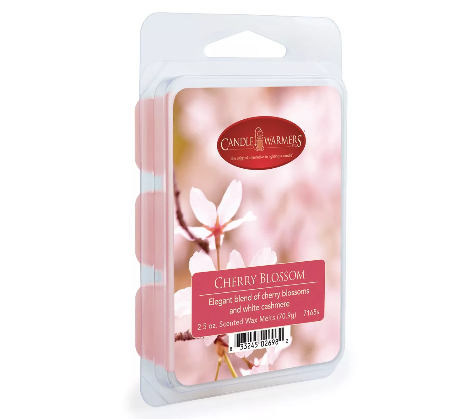Candle Warmers 8 Pk Wax Melt Cherry Blossom, Tropical Cherry