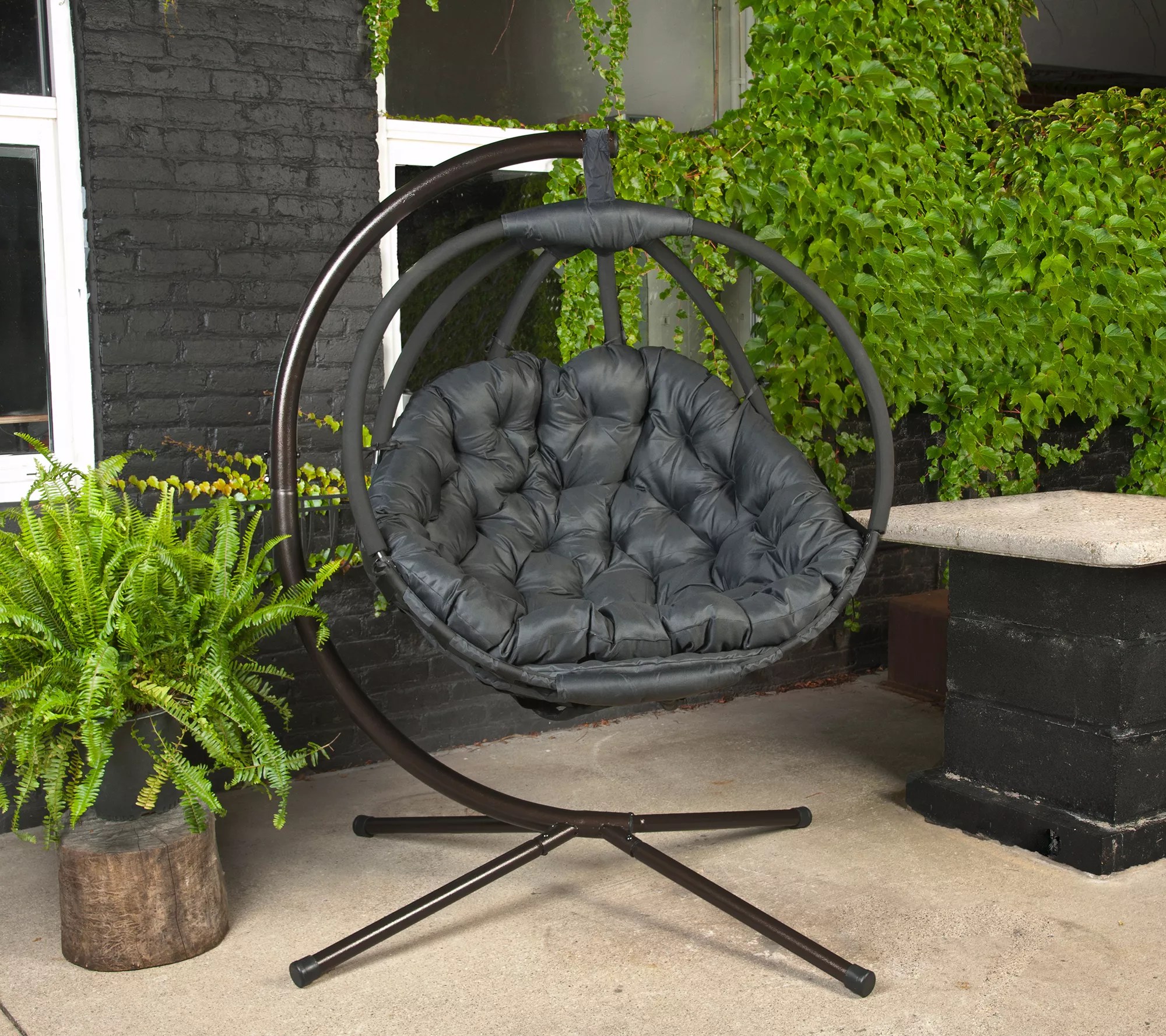 Hanging Ball Chair W Stand Overland by FlowerHouse
