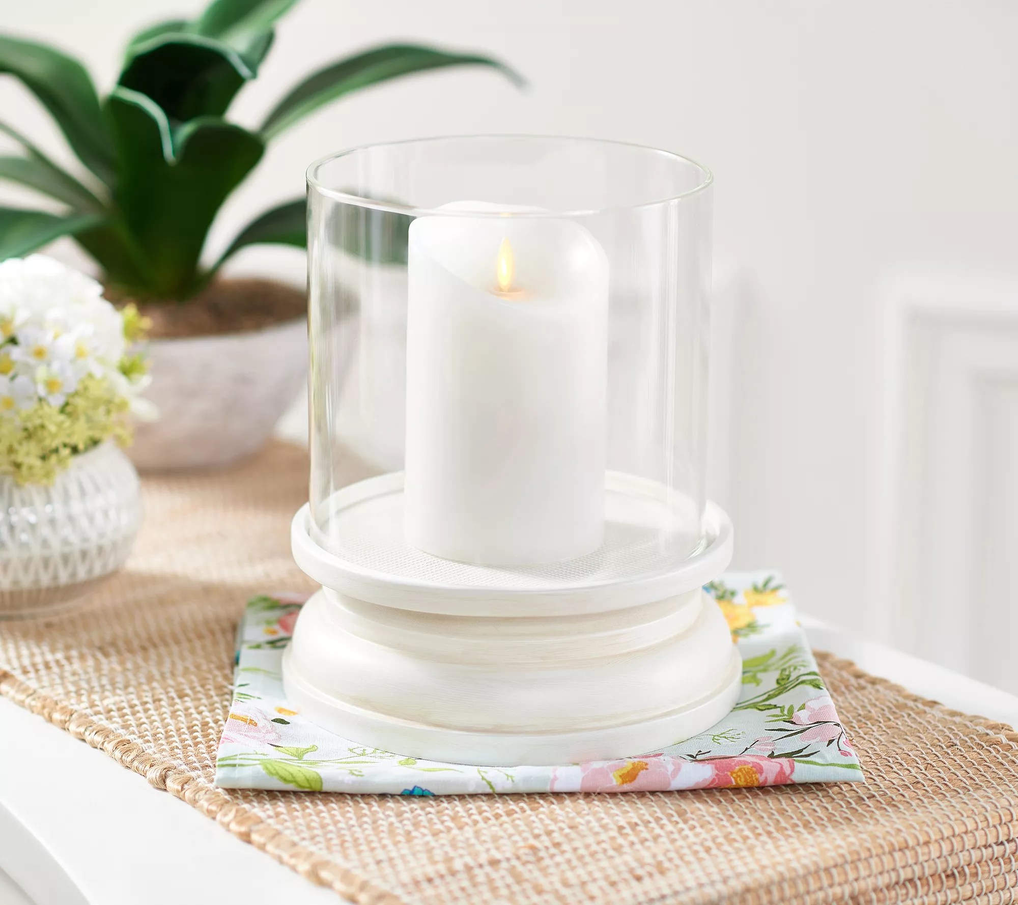 HomeWorx by Slatkin & Co. Everyday Candle Hurricane White