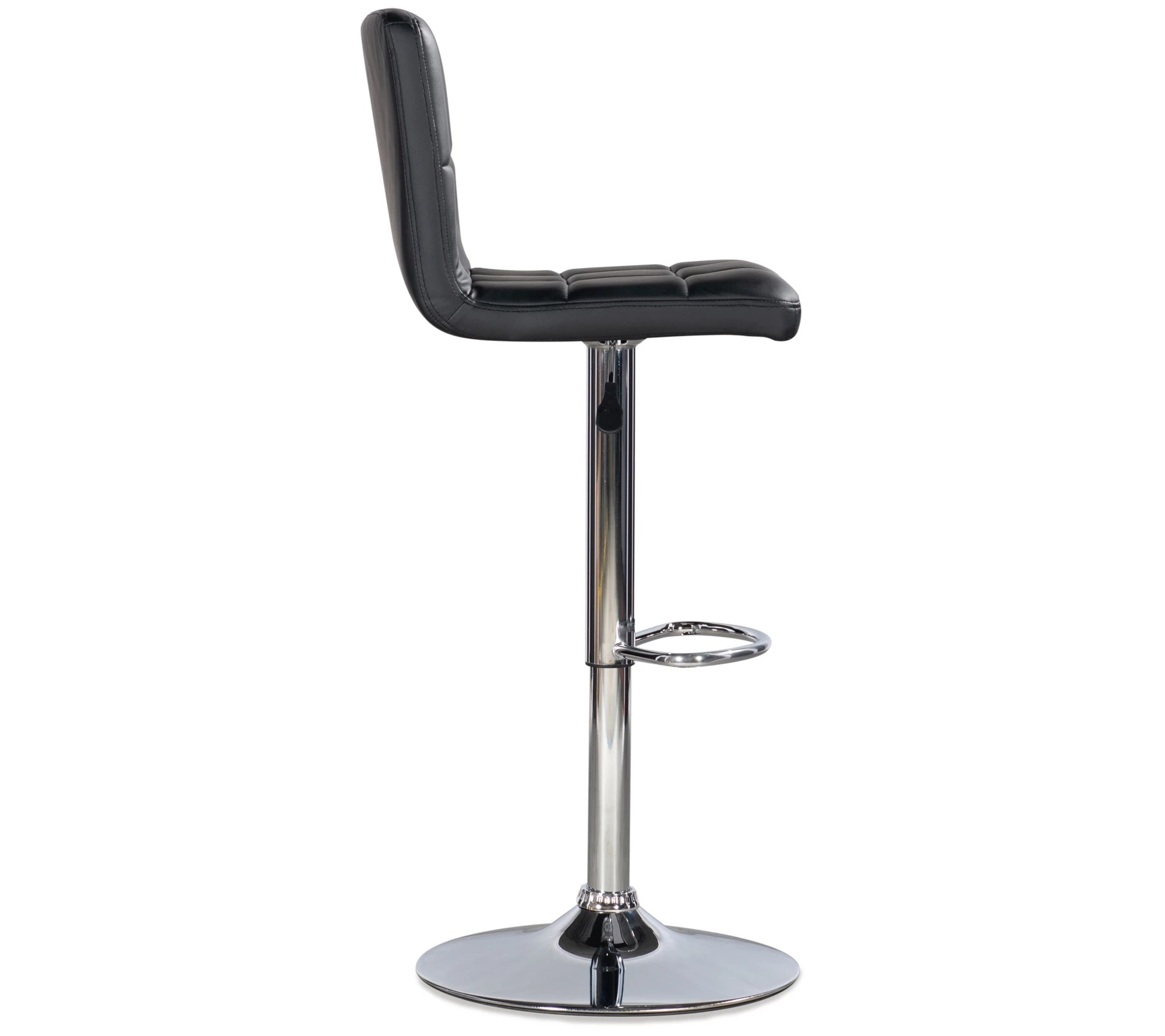 Powell Home Fashion Hazeldine Quilted Barstool,Black