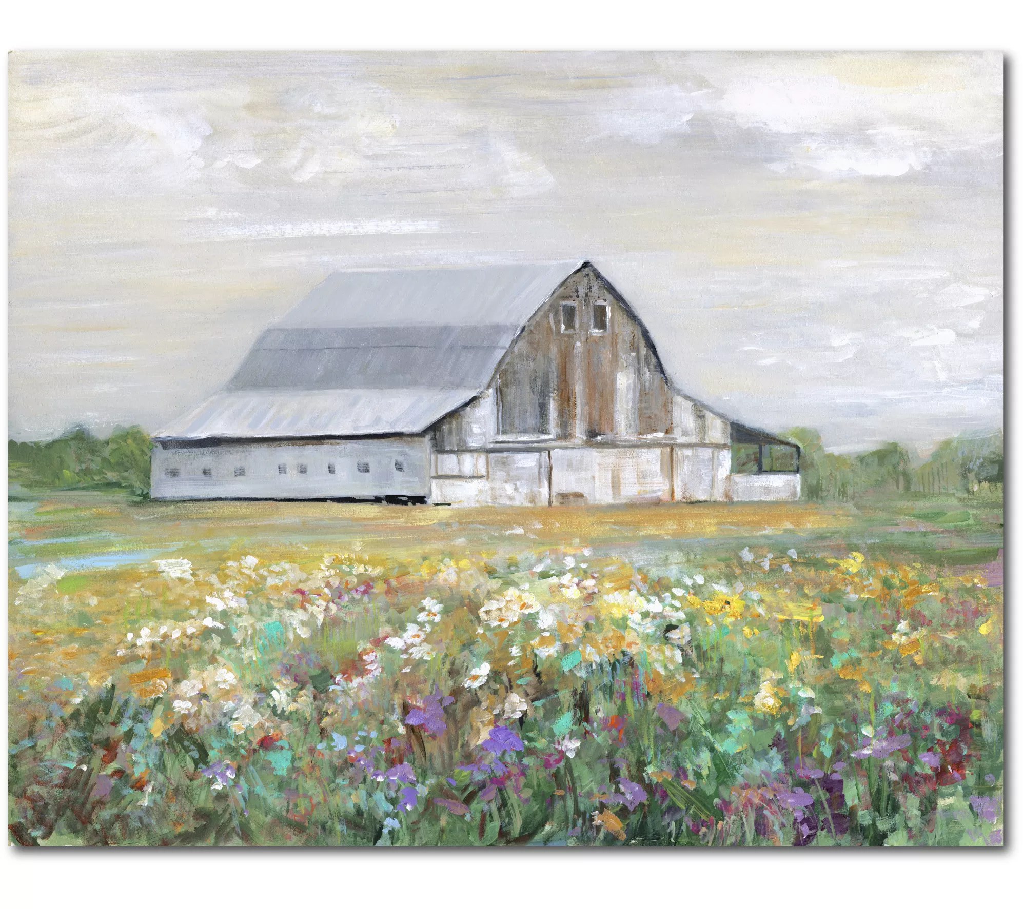 Courtside Market Fresh Flowers At The Farm 20x24 Canvas