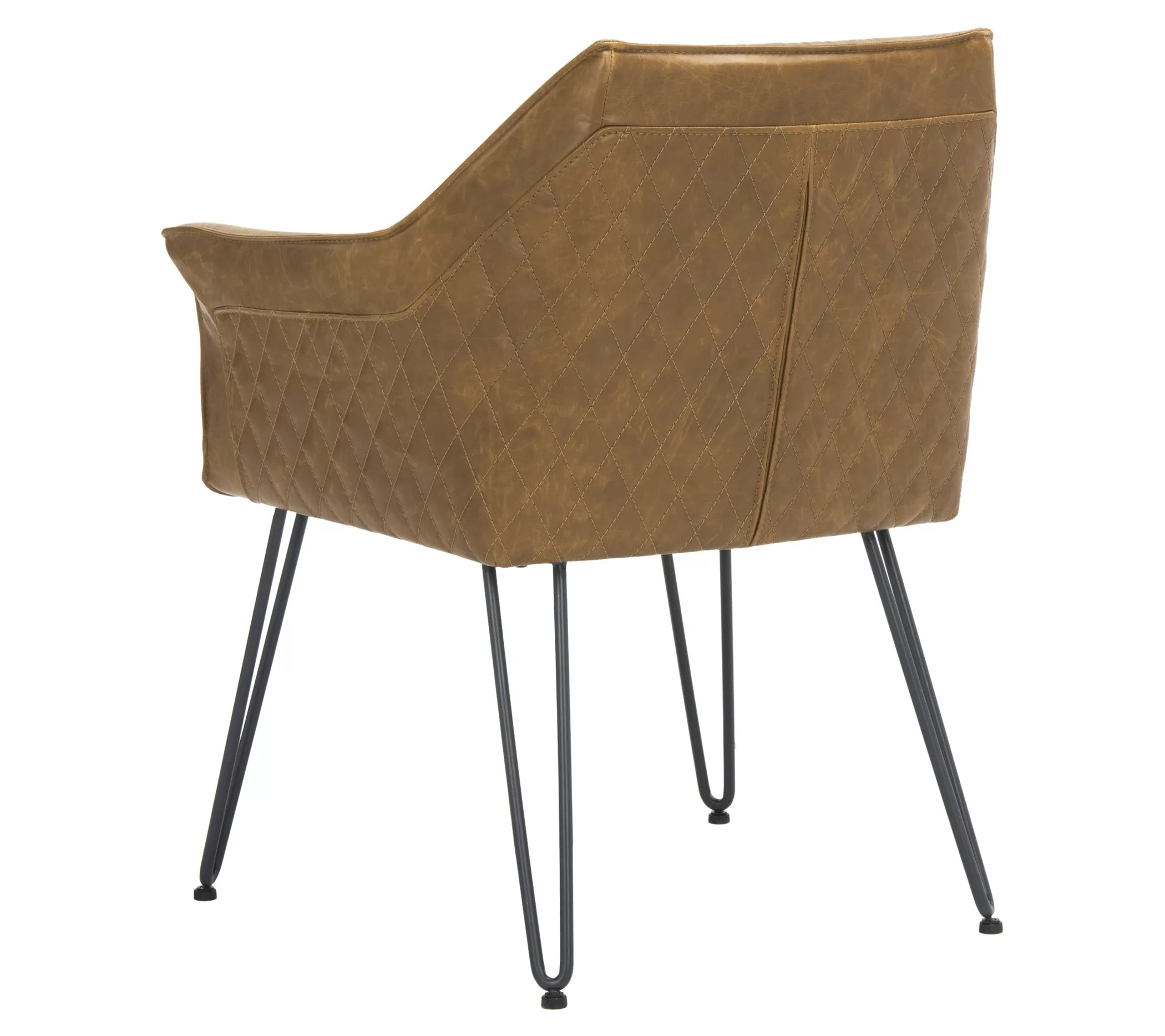 Safavieh Esme Leather Dining Chair (Set of 2)