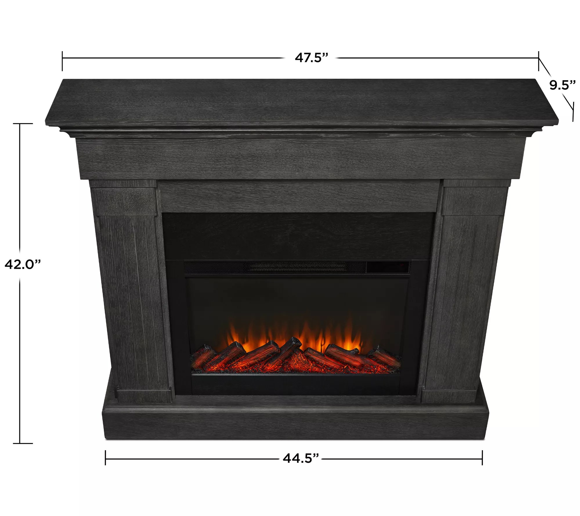 Real Flame Crawford Slim Electric Fireplace