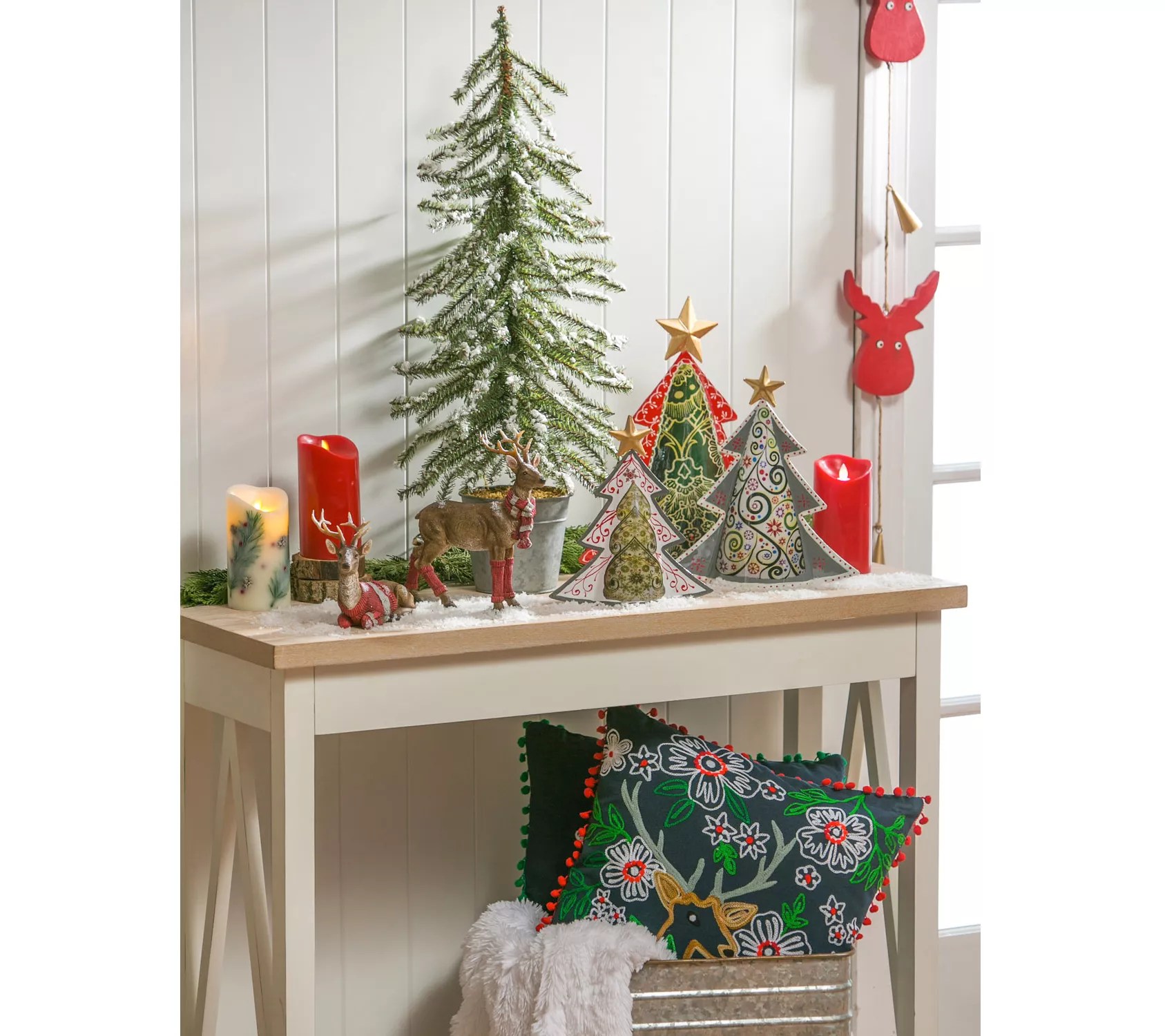 30'' Snow Covered Tree Table Decor by Barbara King
