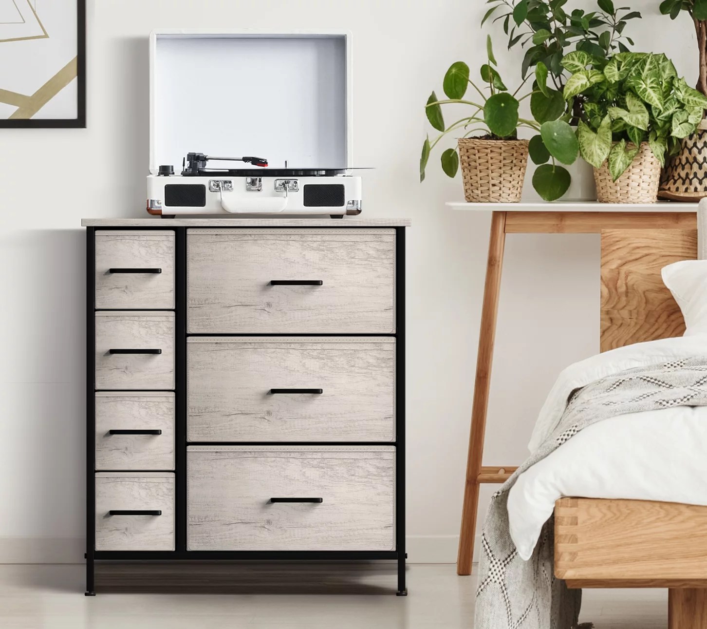 Sorbus Dresser with 7 Faux Wood Drawers