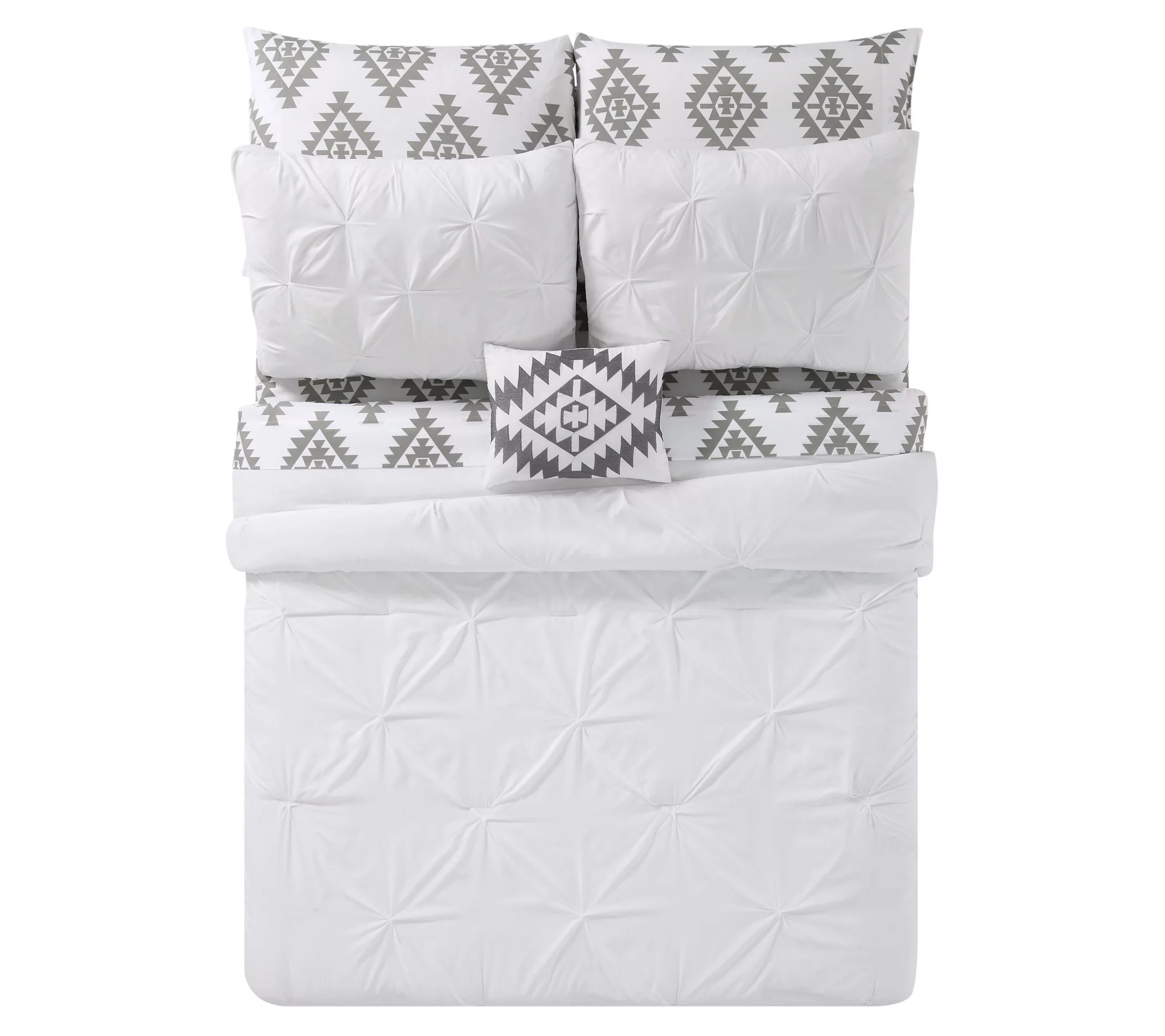 Truly Soft Pueblo Pleated Queen Bed in a Bag