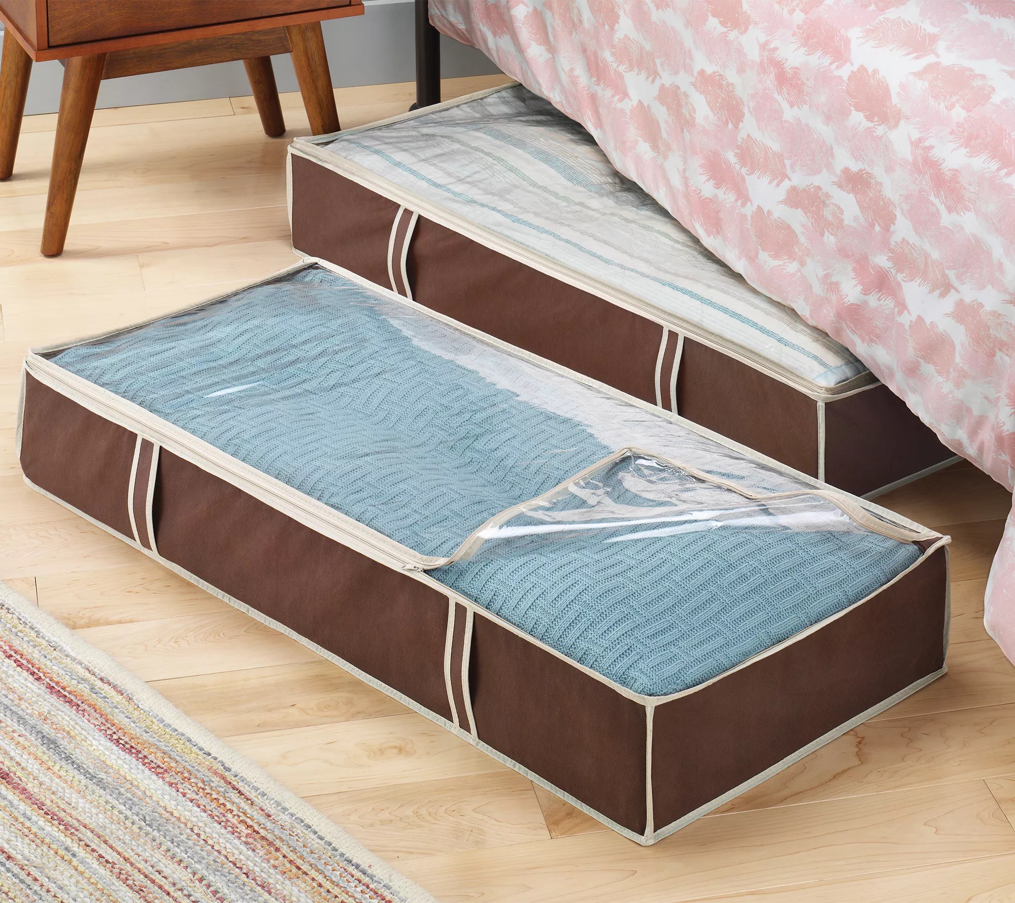 Whitmor Set of 2 Jumbo UnderBed Bags