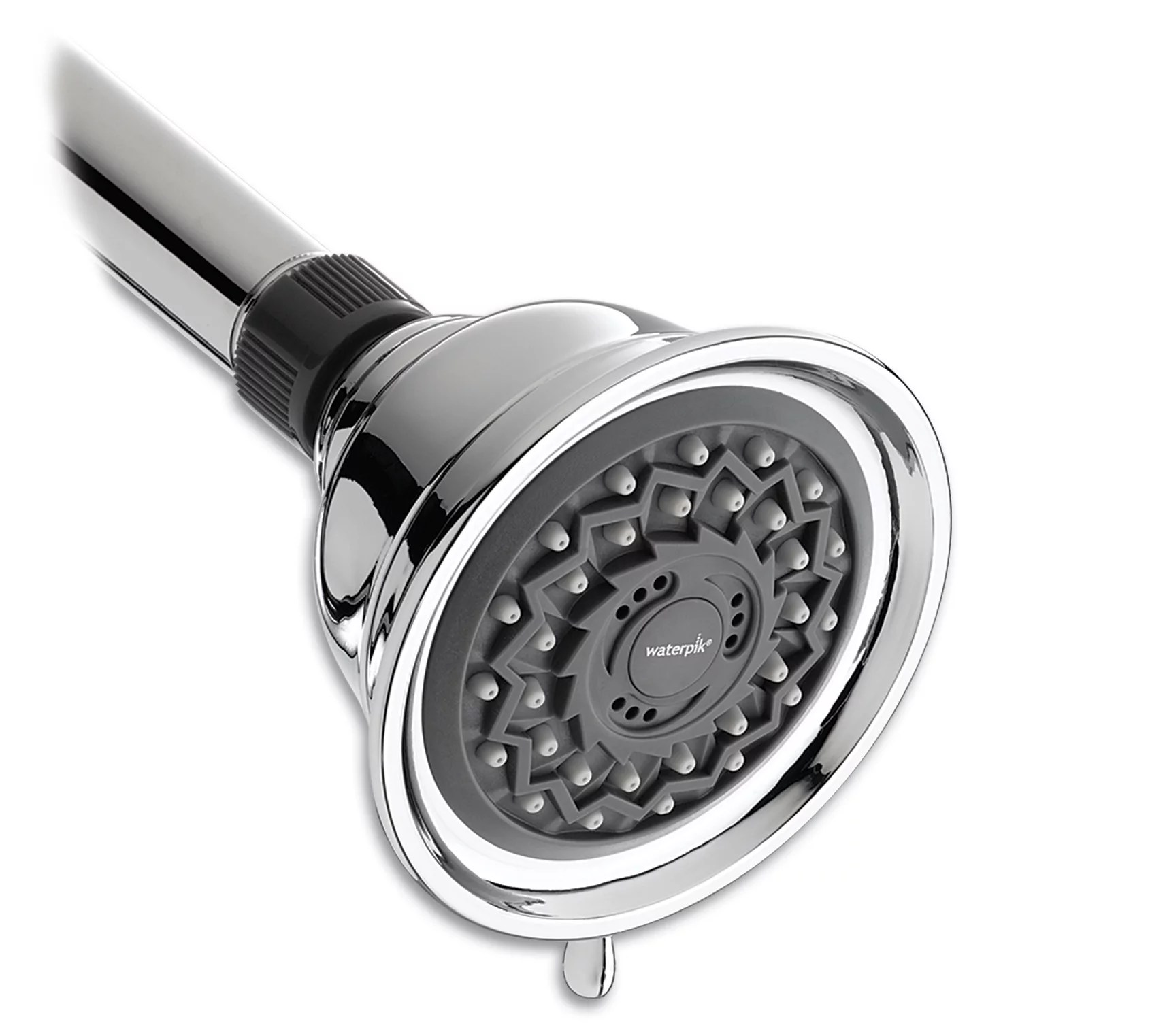 Waterpik Traditional Fixed Mount 3Mode ShowerHead, Chrome