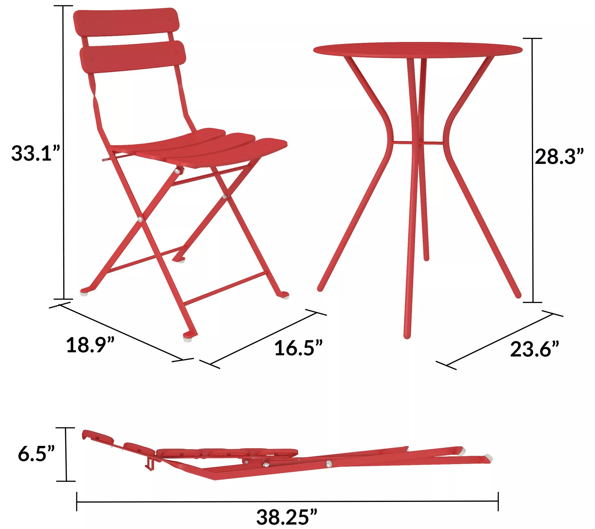 COSCO Outdoor Living 3Piece Bistro Set