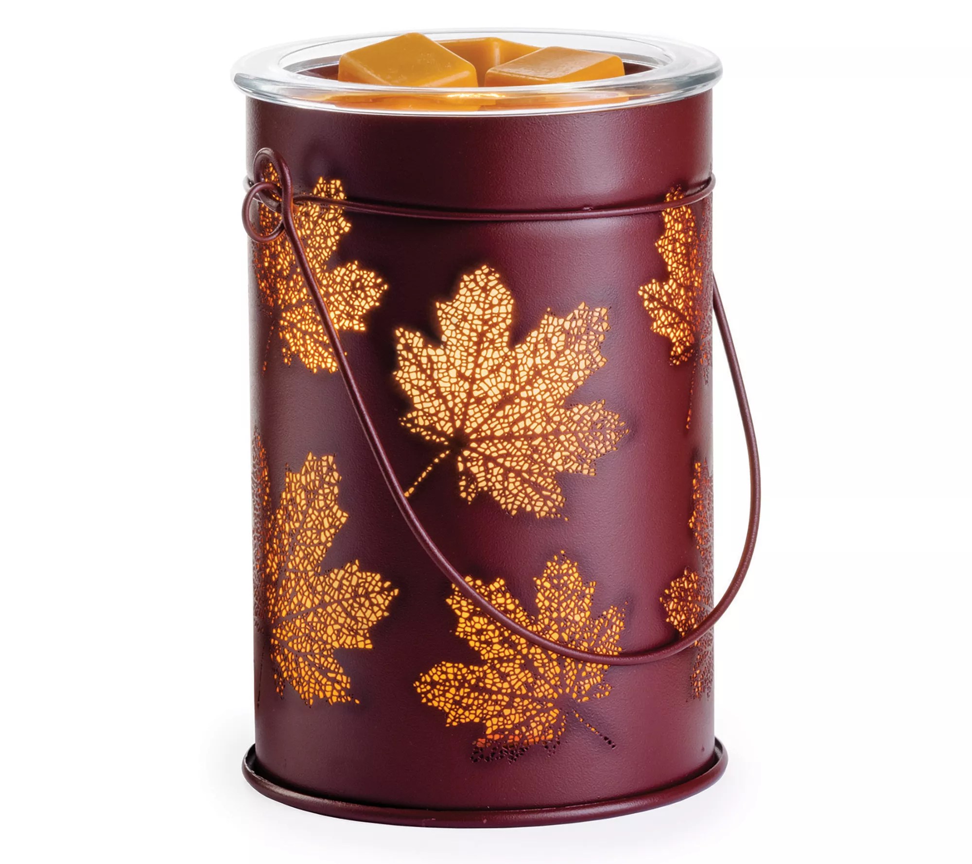 Candle Warmers Vintage Bulb Fragrance Warmer all Leaves