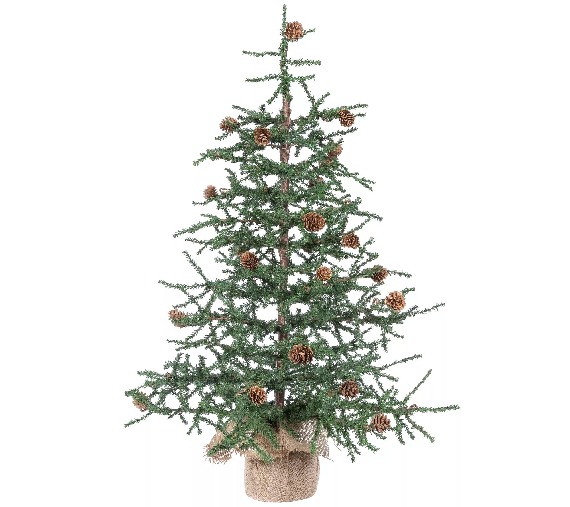 Vickerman 30" Carmel Pine Artificial Christmas Tree, Unlit